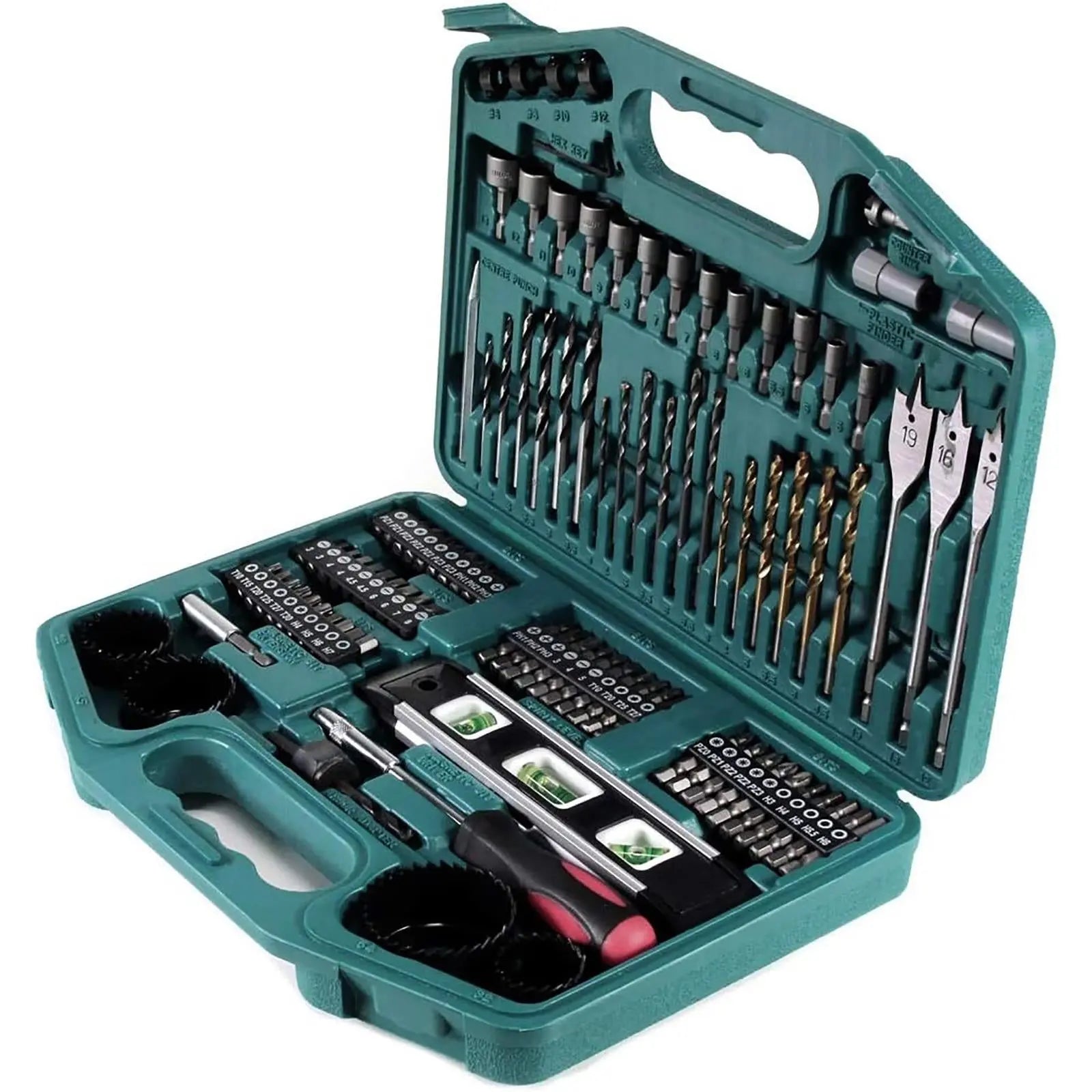 Makita Drill and Screwdriver Bit Set 101 Pieces in Carry Case P-67832  White Rose Tools