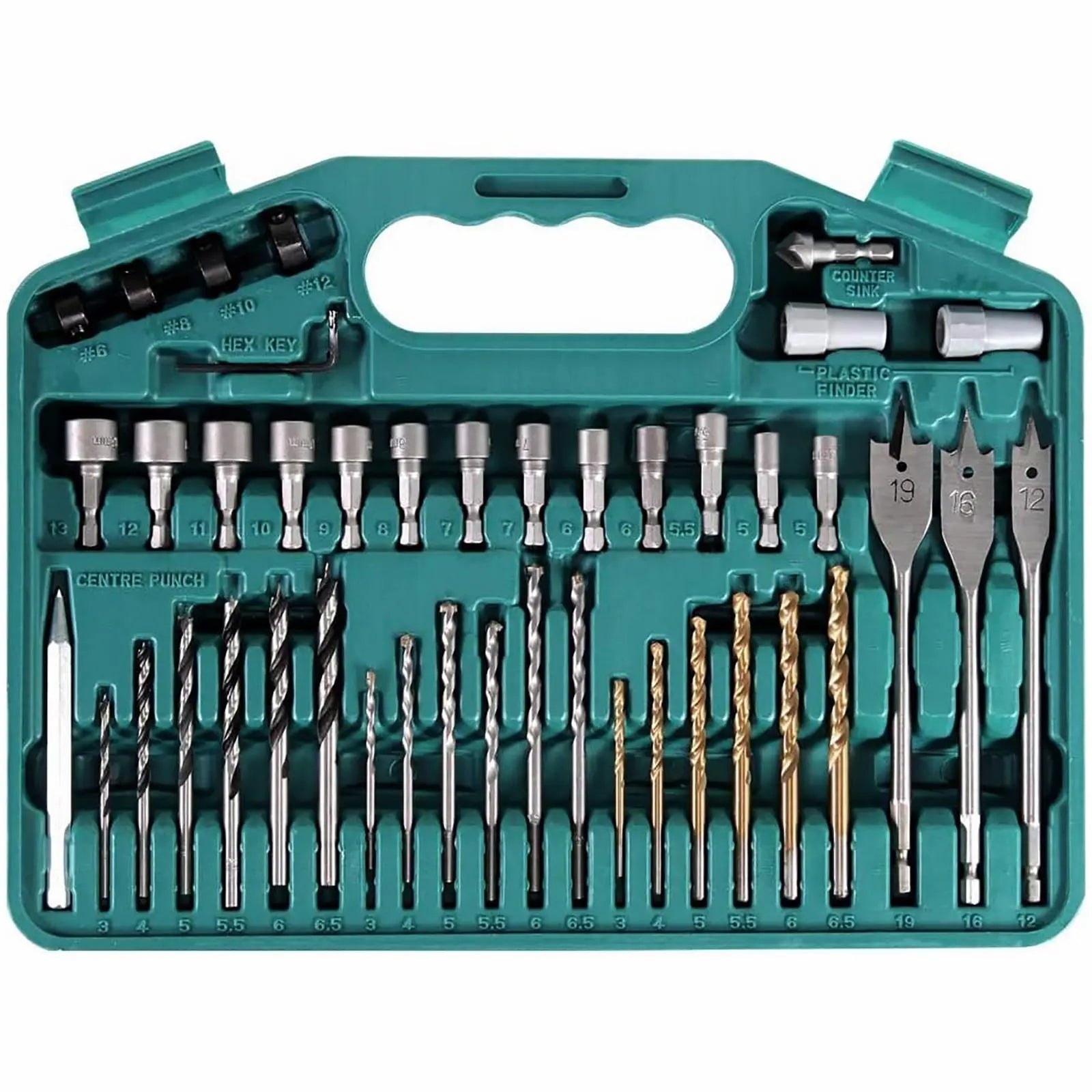 Makita Drill and Screwdriver Bit Set 101 Pieces in Carry Case P-67832  White Rose Tools
