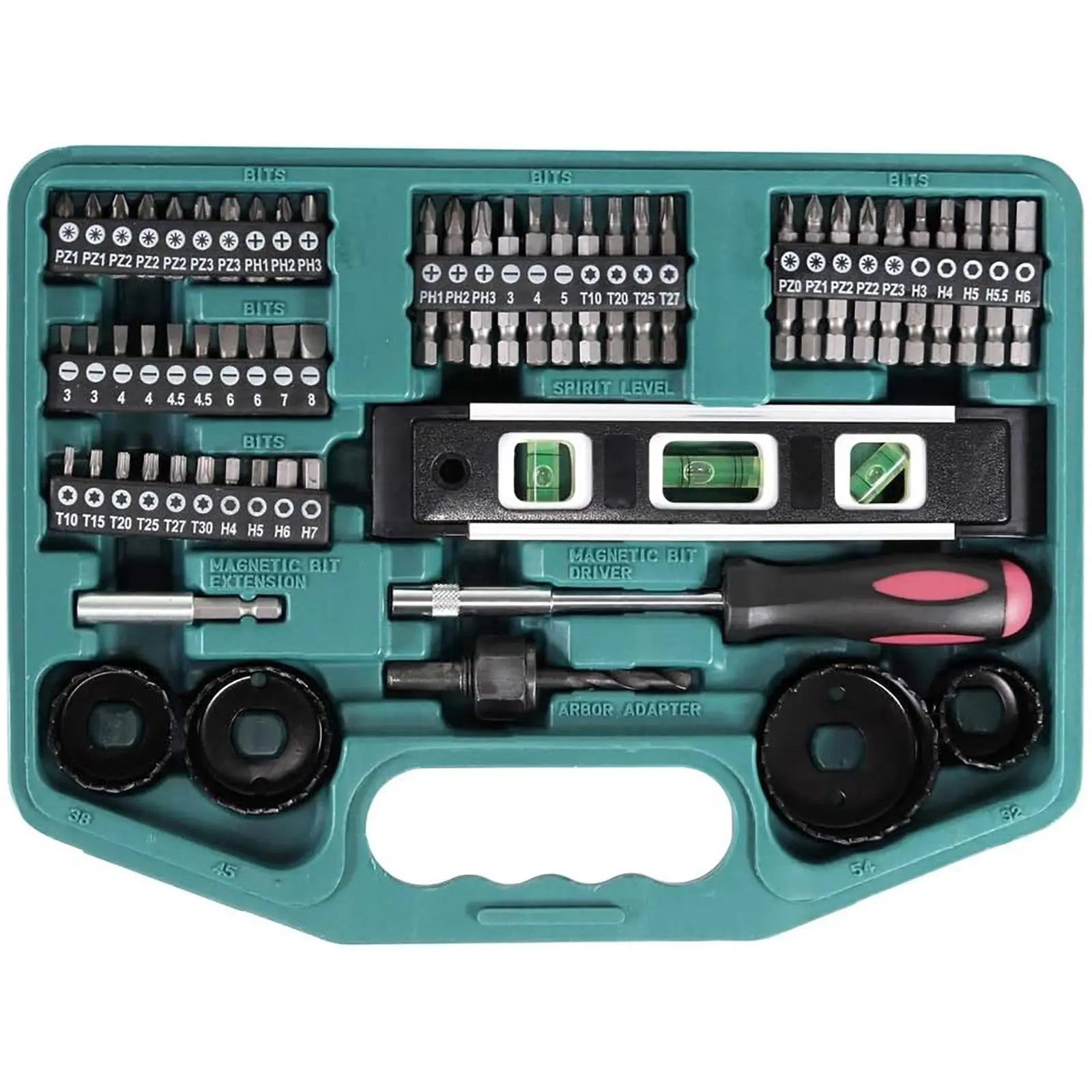 Makita Drill and Screwdriver Bit Set 101 Pieces in Carry Case P-67832  White Rose Tools