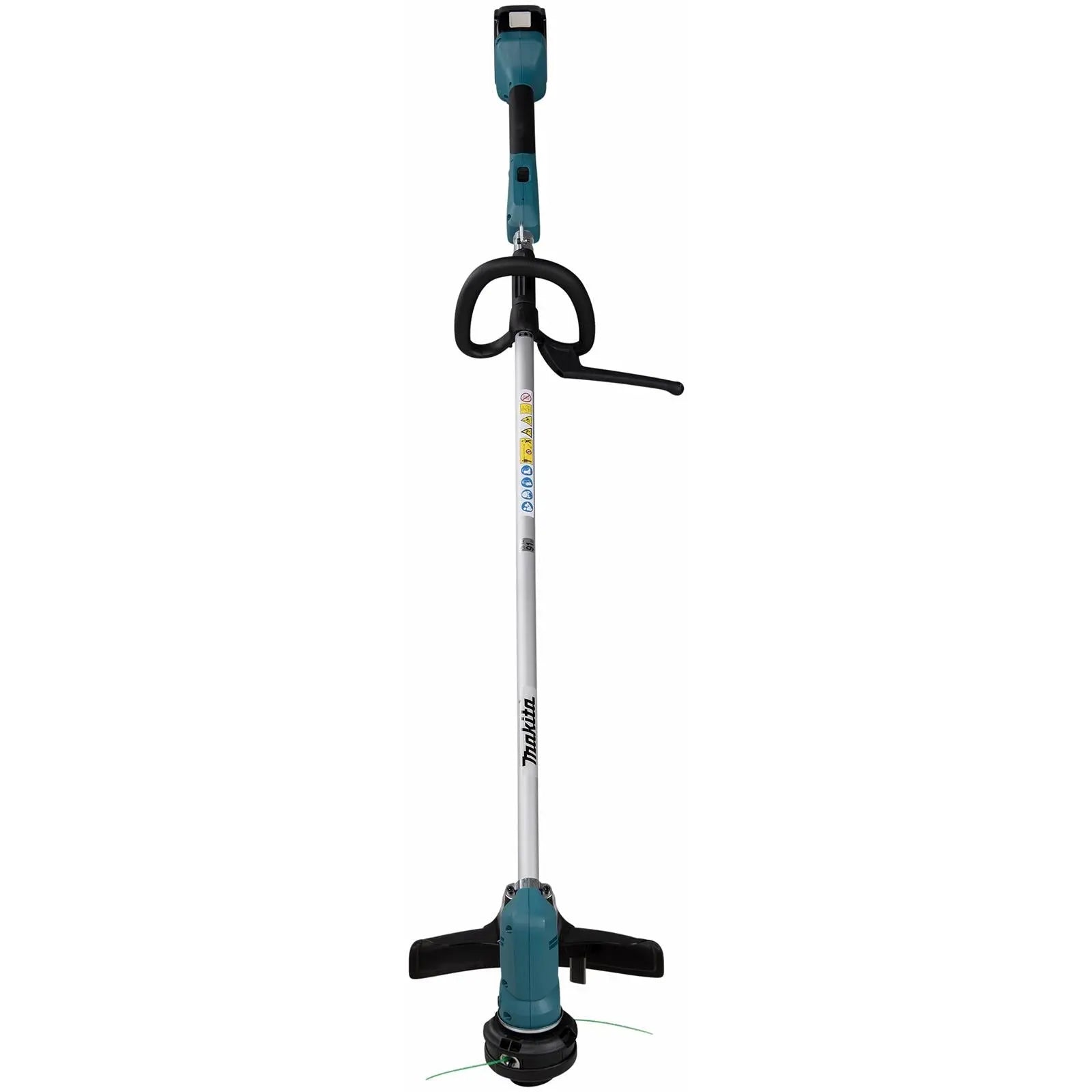 Makita Grass Trimmer Strimmer Kit 18V LXT Brushless Cordless Garden Lawn Strimming 5Ah Battery and Charger DUR194RTX2  White Rose Tools