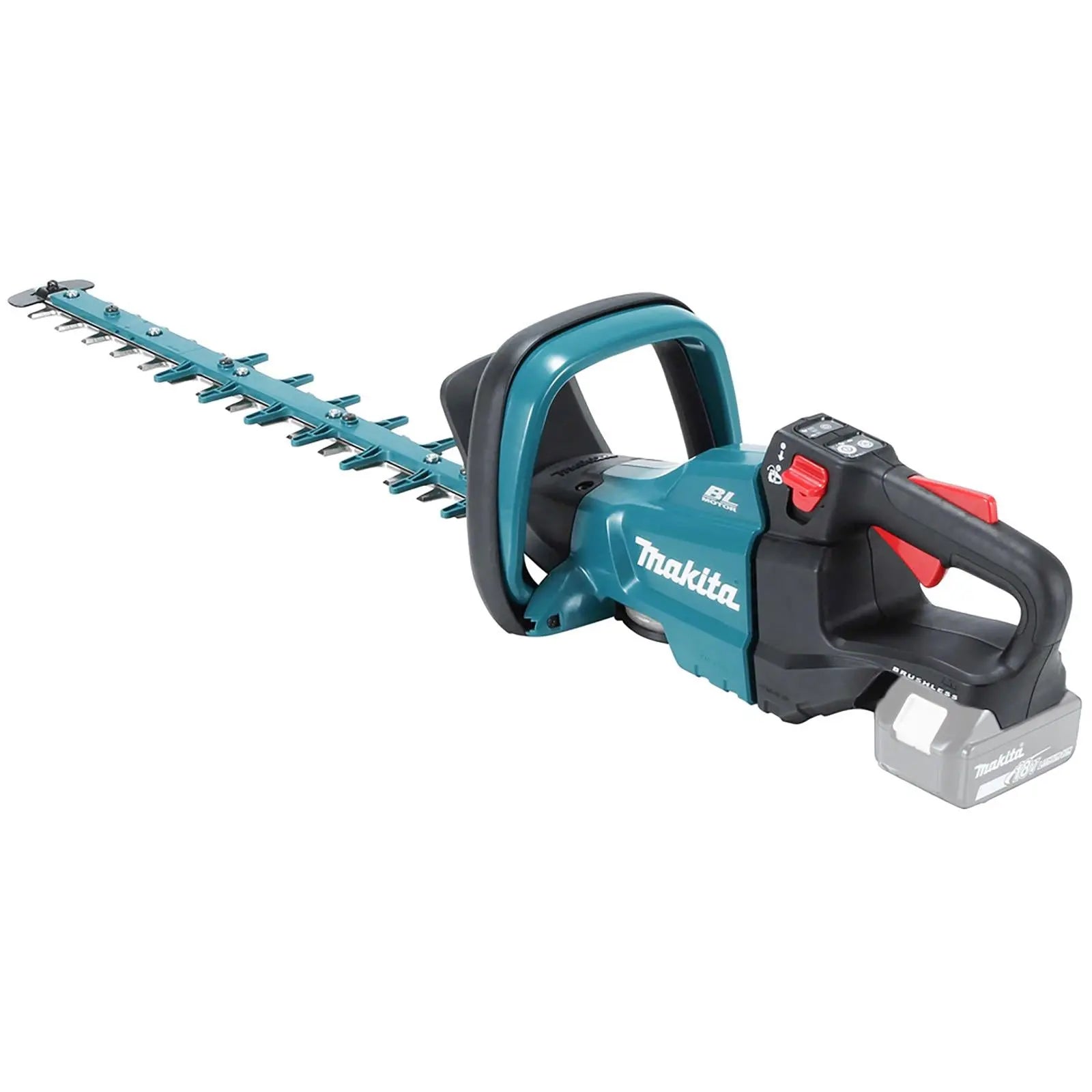 Makita Hedge Trimmer 50cm 18V LXT Li-ion Brushless Cordless Garden Bush Cutter Cutting Bare Unit Body Only DUH502Z  White Rose Tools