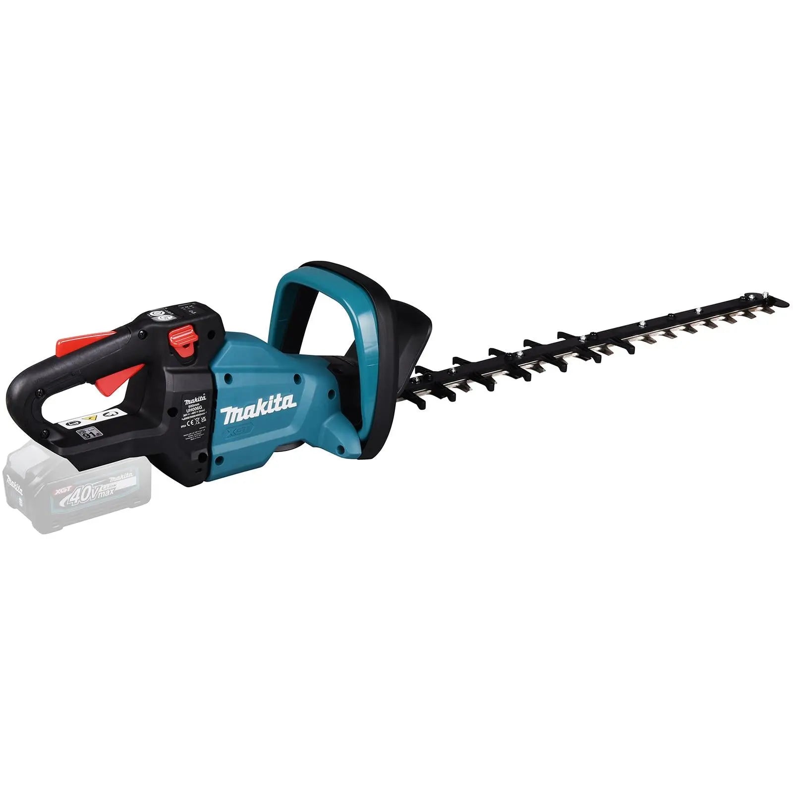 Makita Hedge Trimmer 60cm 40V XGT Li-ion Brushless Cordless Garden Bush Cutter Cutting Bare Unit Body Only UH006GZ  White Rose Tools