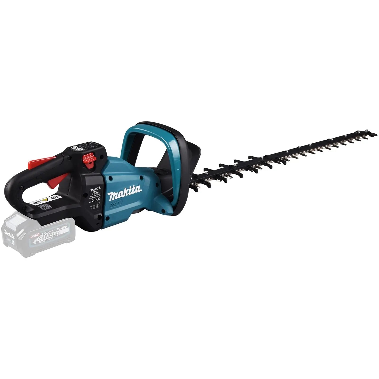 Makita Hedge Trimmer 75cm 40V XGT Li-ion Brushless Cordless Garden Bush Cutter Cutting Bare Unit Body Only UH007GZ  White Rose Tools
