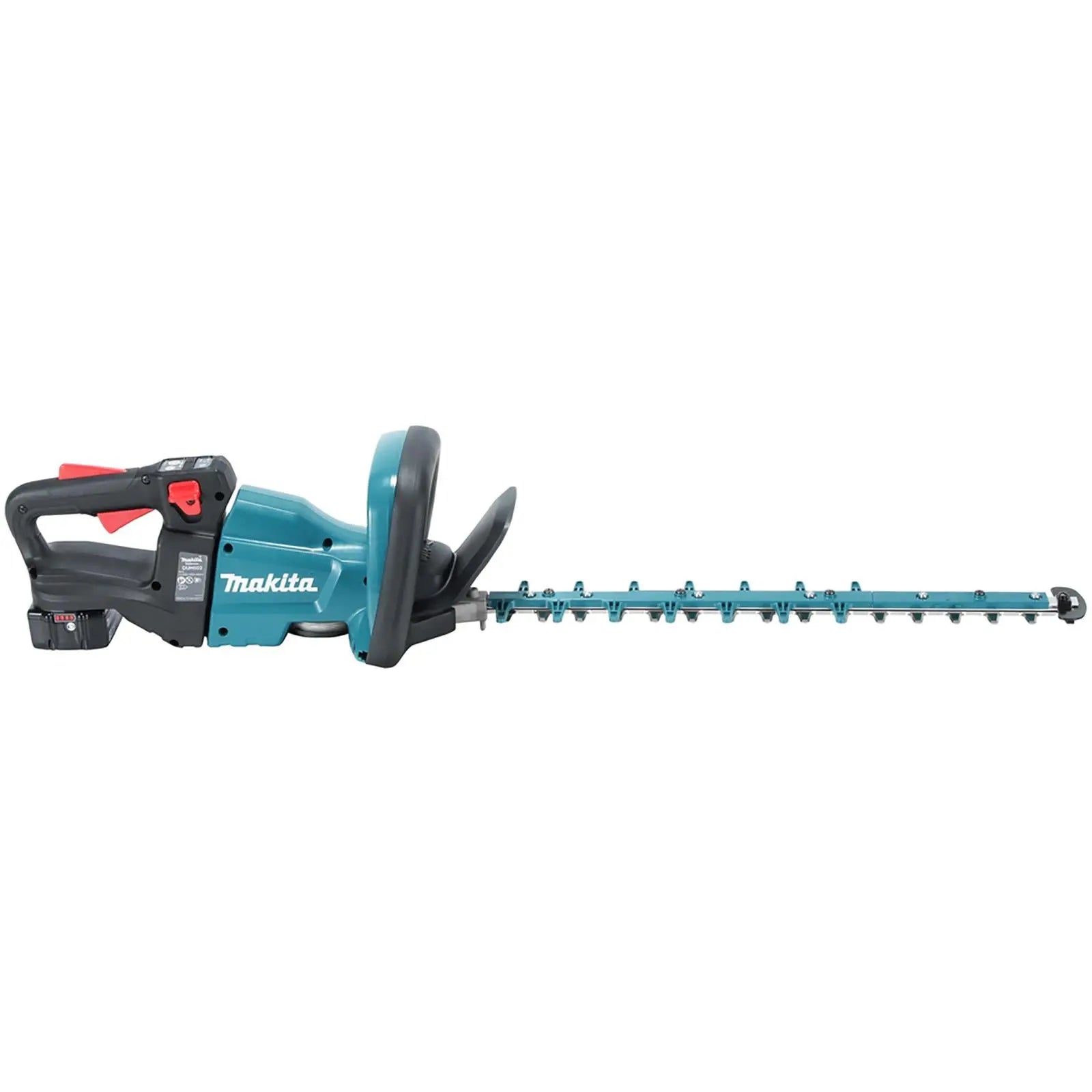 Makita Hedge Trimmer Kit 50cm 18V LXT Li-ion Brushless Cordless 5Ah Battery and Charger Garden Bush Cutter Cutting DUH502RT  White Rose Tools