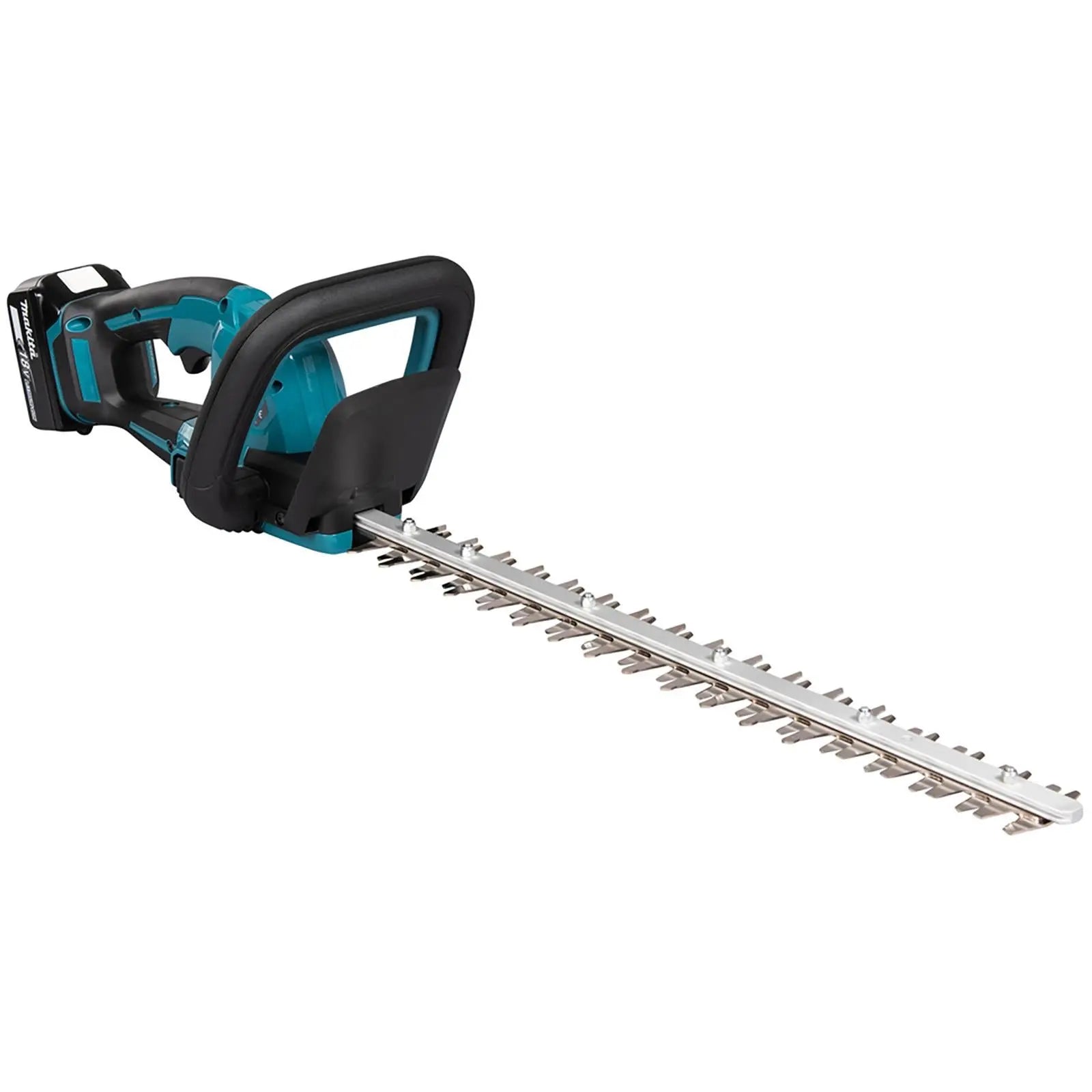 Makita Hedge Trimmer Kit 50cm 18V LXT Li-ion Brushless Cordless 5Ah Battery and Charger Garden Bush Cutter Cutting DUH506RT  White Rose Tools