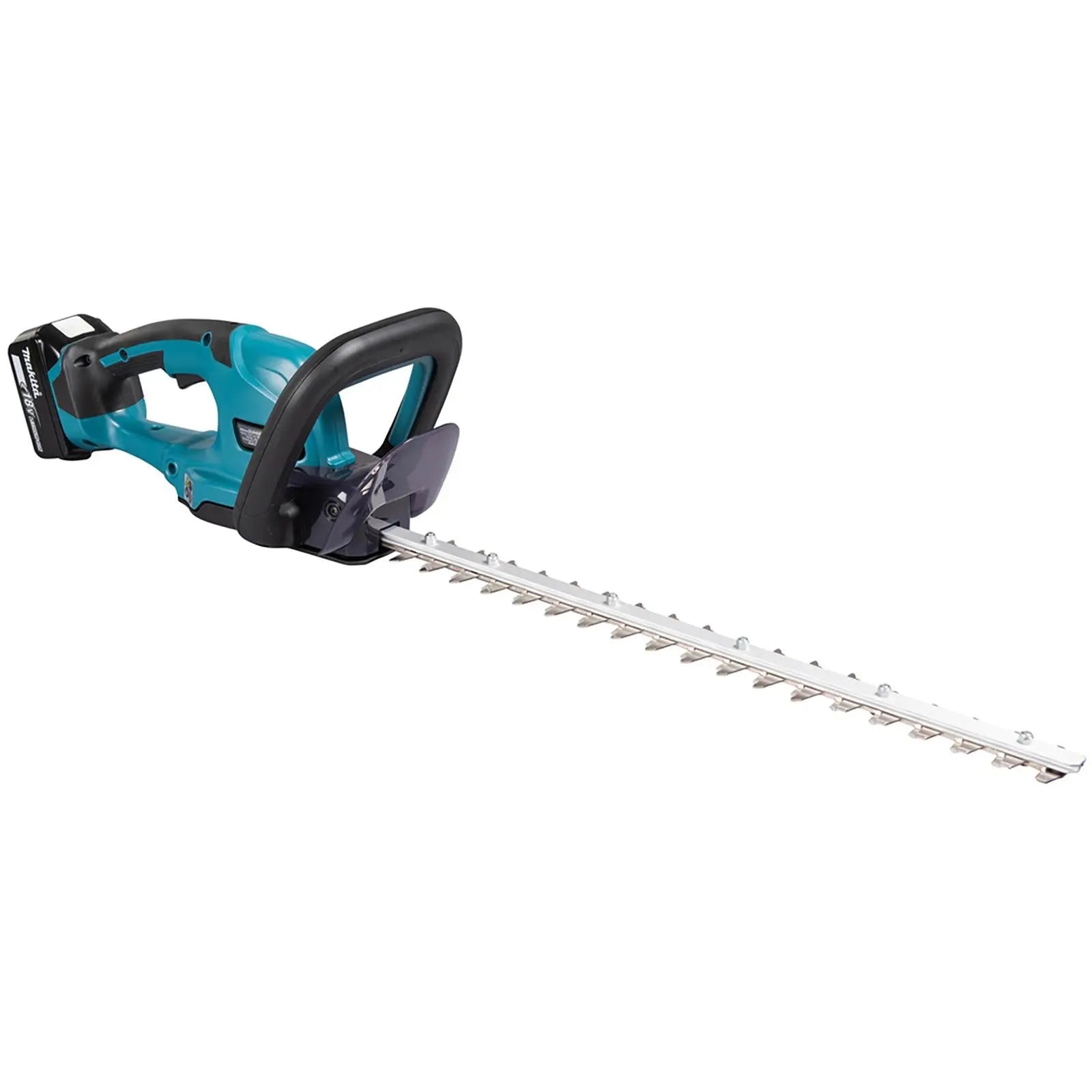 Makita Hedge Trimmer Kit 50cm 18V LXT Li-ion Cordless 5Ah Battery and Charger Garden Bush Cutter Cutting DUH507RT  White Rose Tools