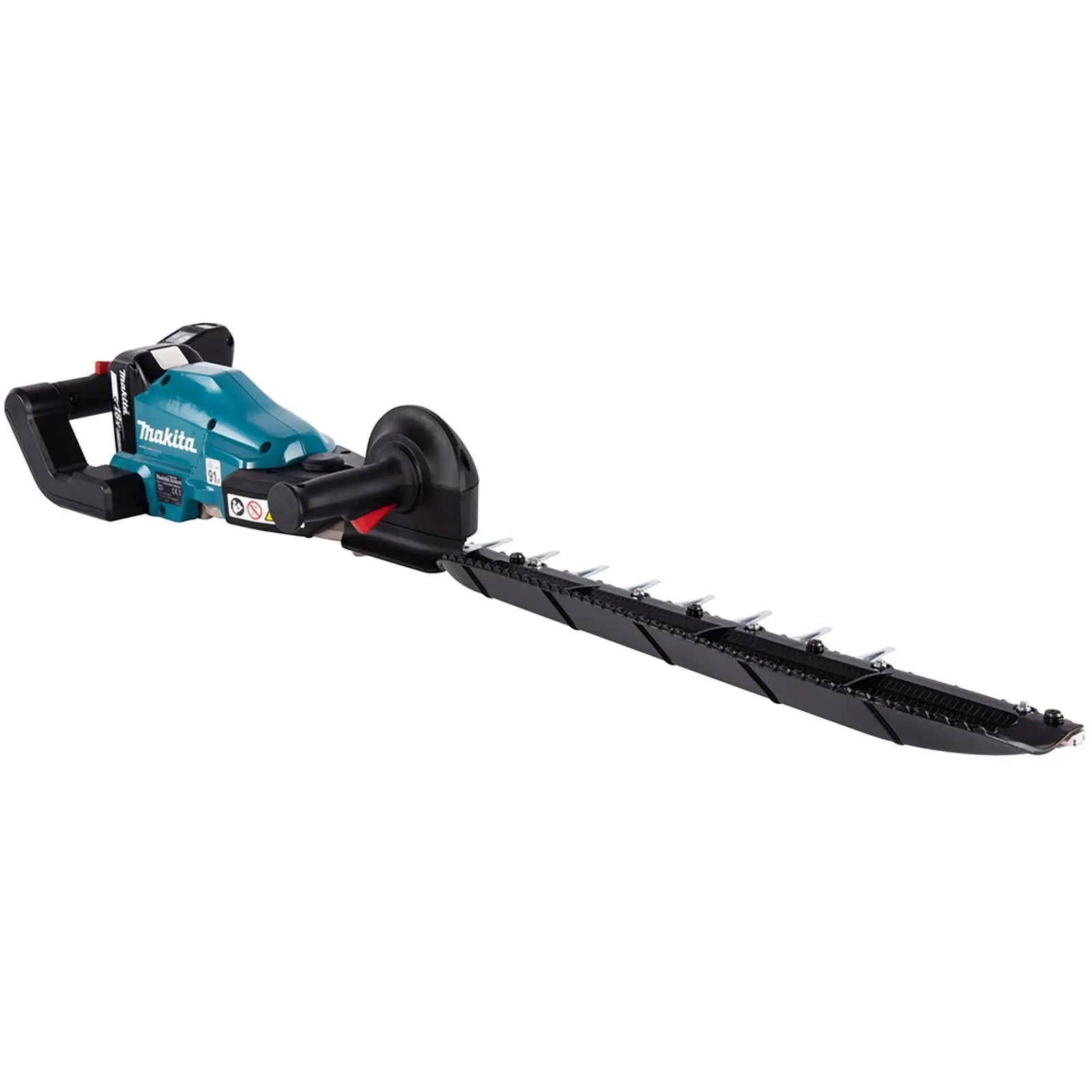 Makita Hedge Trimmer Kit 60cm 18V LXT Li-ion Brushless Cordless 2 x 5Ah Battery and Charger Garden Bush Cutter Cutting DUH604SRT  White Rose Tools