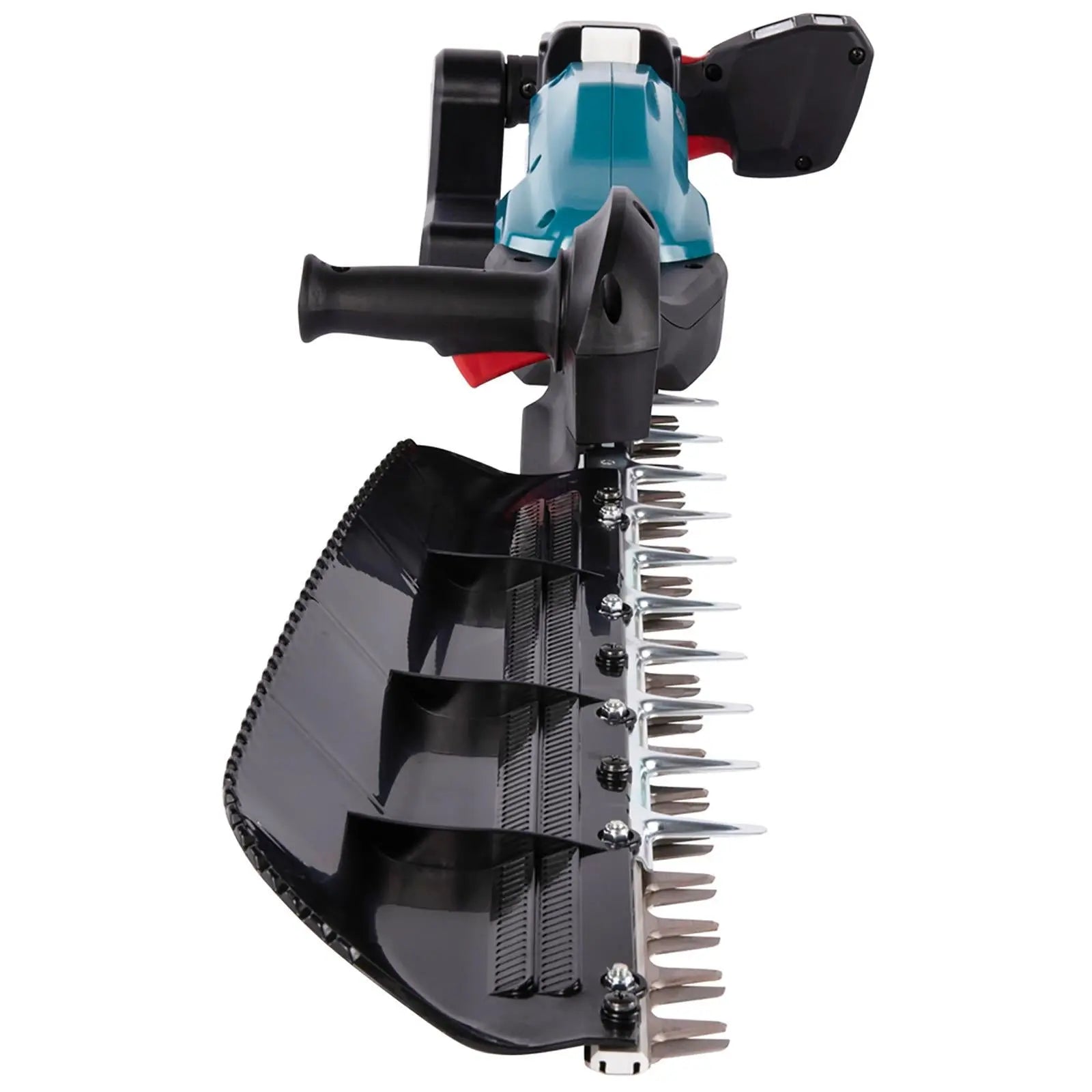 Makita Hedge Trimmer Kit 60cm 18V LXT Li-ion Brushless Cordless 2 x 5Ah Battery and Charger Garden Bush Cutter Cutting DUH604SRT  White Rose Tools