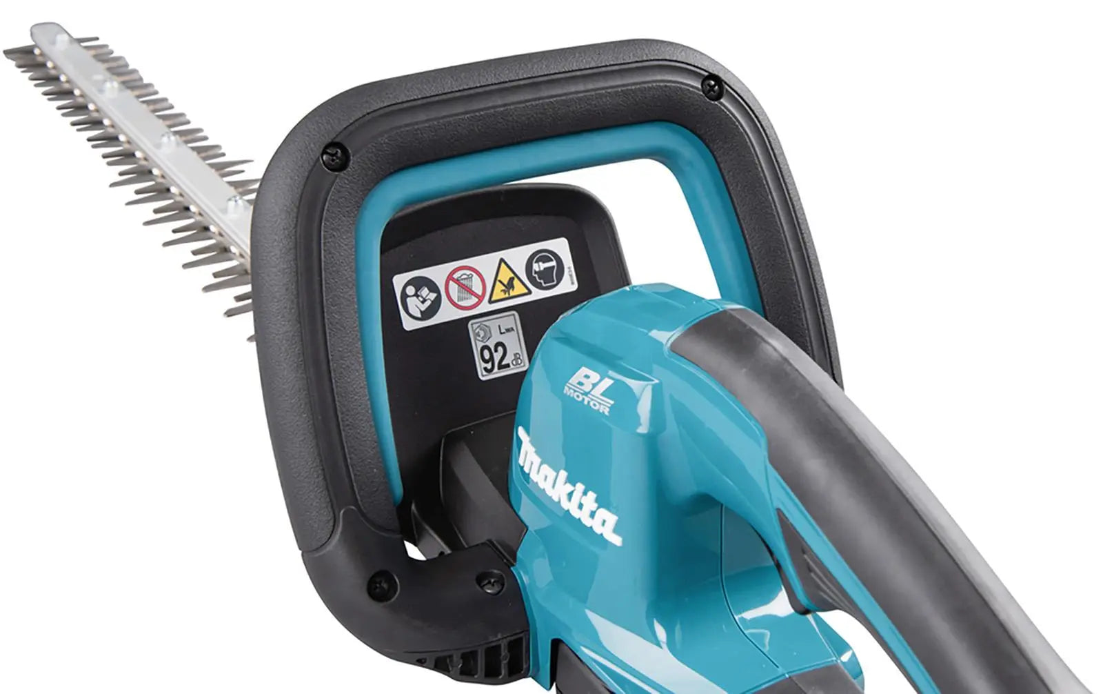 Makita Hedge Trimmer Kit 60cm 18V LXT Li-ion Brushless Cordless 5Ah Battery and Charger Garden Bush Cutter Cutting DUH606RT  White Rose Tools