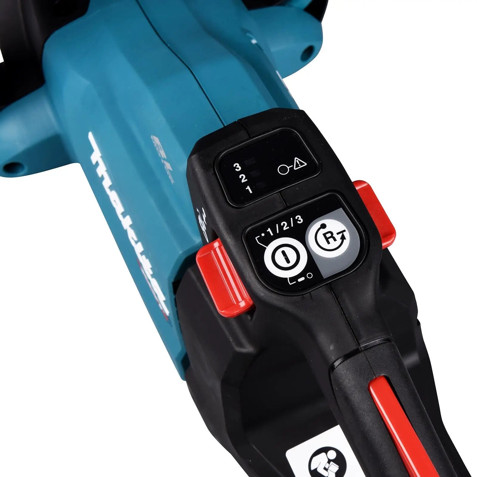 Makita Hedge Trimmer Kit 60cm 40V XGT Li-ion Brushless Cordless 2 x 2.5Ah Battery and Rapid Charger Garden Bush Cutter Cutting UH006GD201  White Rose Tools