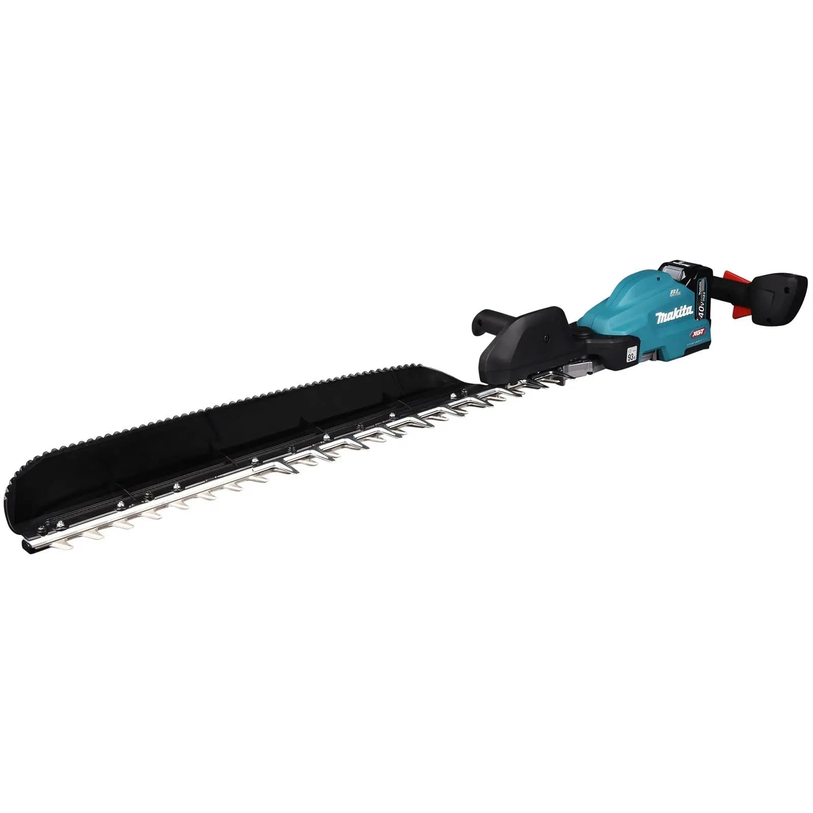 Makita Hedge Trimmer Kit 75cm 40V XGT Li-ion Brushless Cordless 2 x 2.5Ah Battery and Rapid Charger Garden Bush Cutter Cutting UH014GD202  White Rose Tools