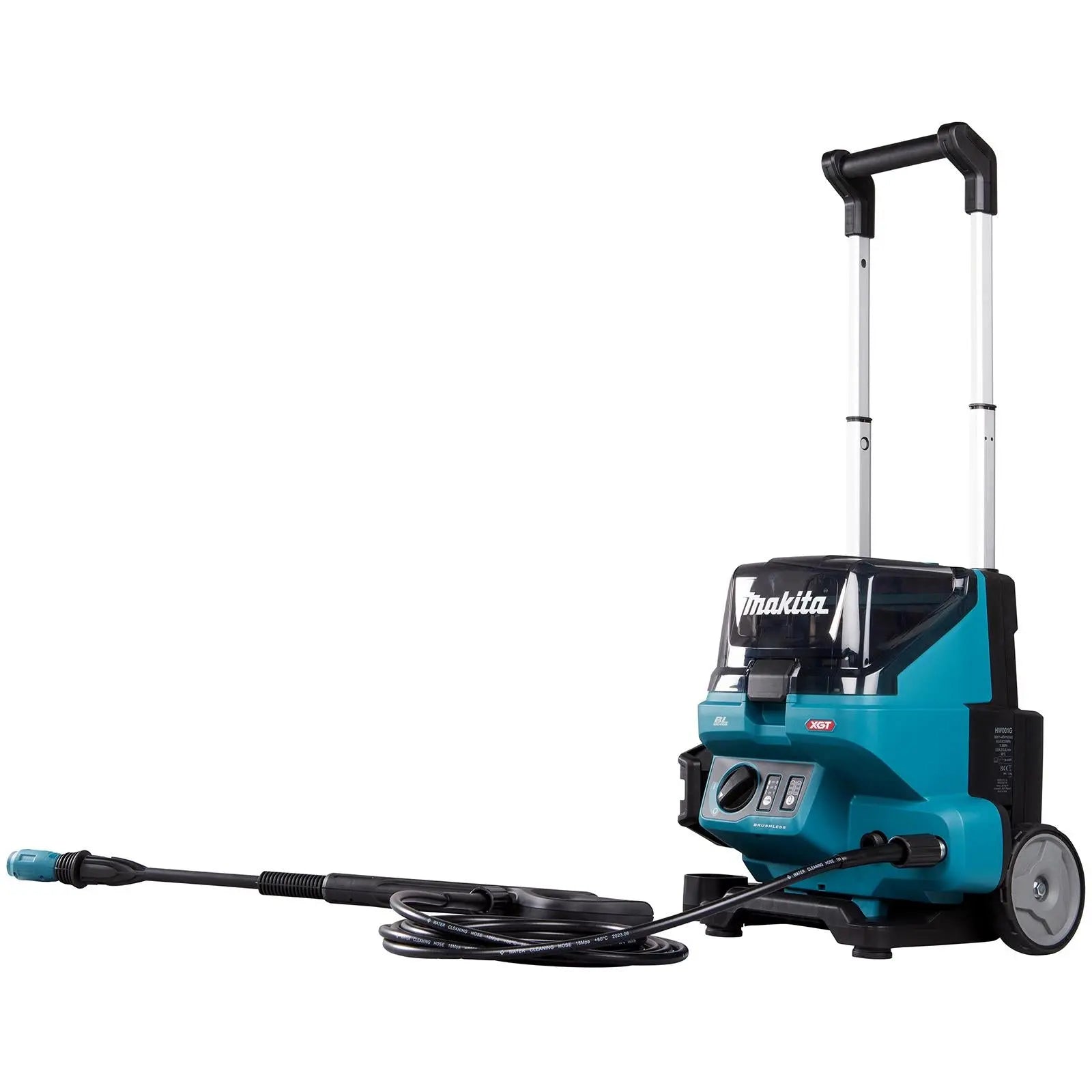 Makita High Pressure Washer 115 Bar 40V XGT Cordless Compact HW001GZ Body Only  White Rose Tools