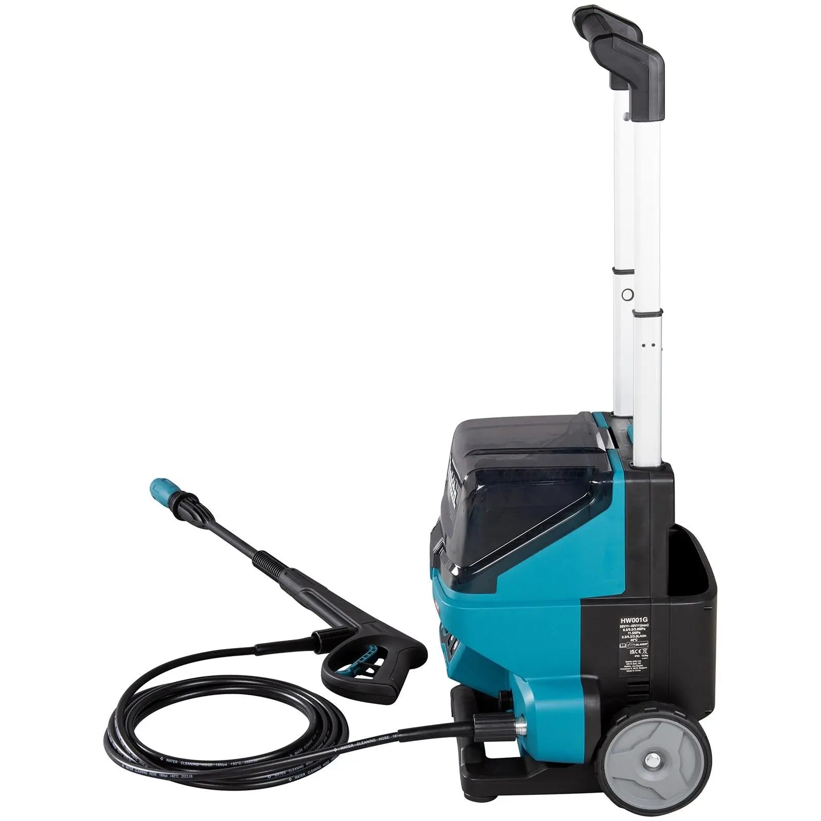 Makita High Pressure Washer 115 Bar 40V XGT Cordless Compact HW001GZ Body Only  White Rose Tools