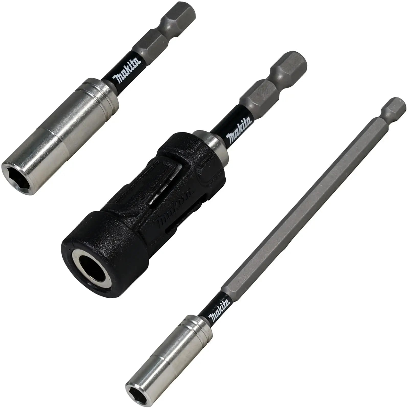 Makita Impact Bit Holder Premier Magnetic 1/4" Hex Drive Choose Size White Rose Tools
