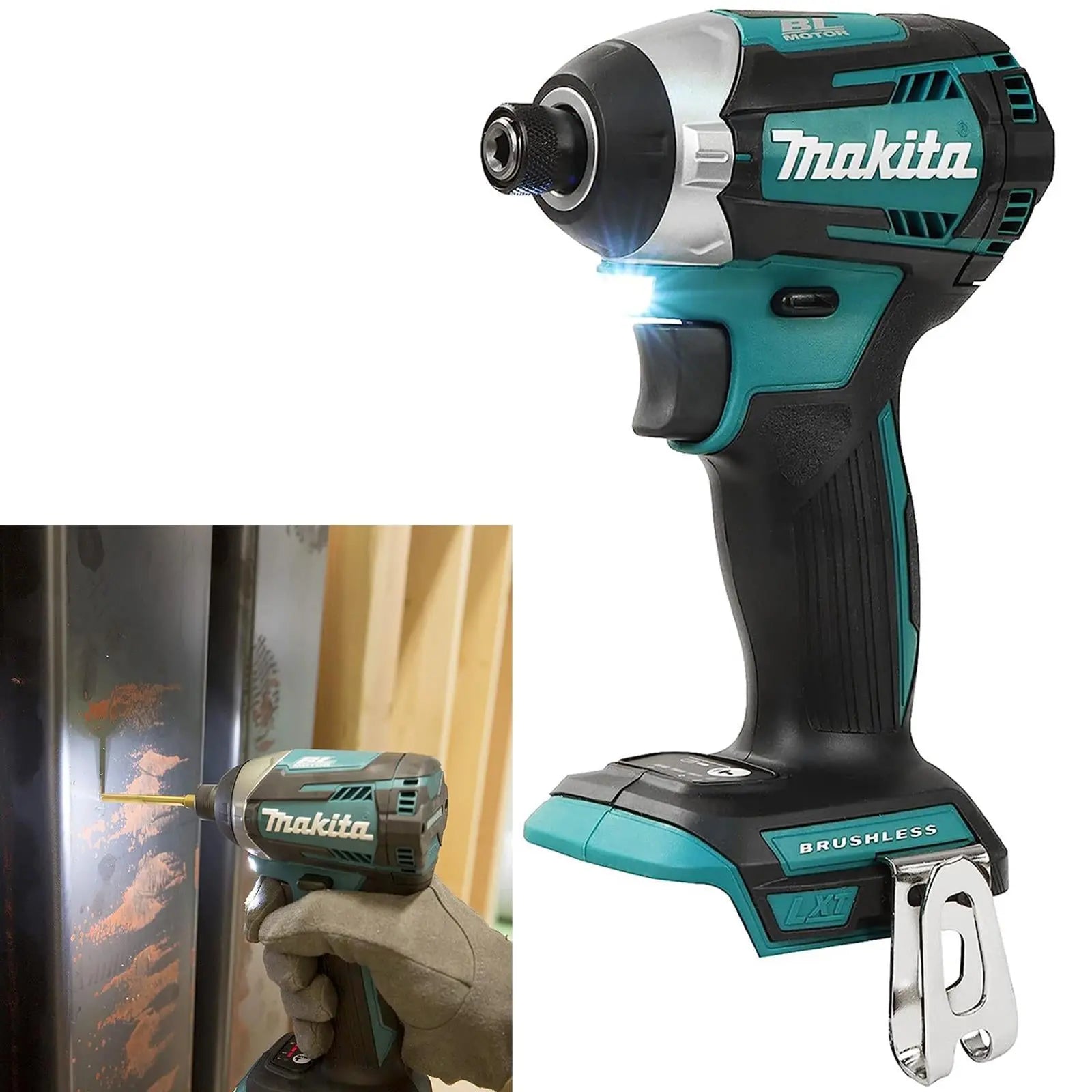 Makita Impact Driver 18V LXT Li-ion Brushless Compact Cordless DTD154Z Body Only White Rose Tools