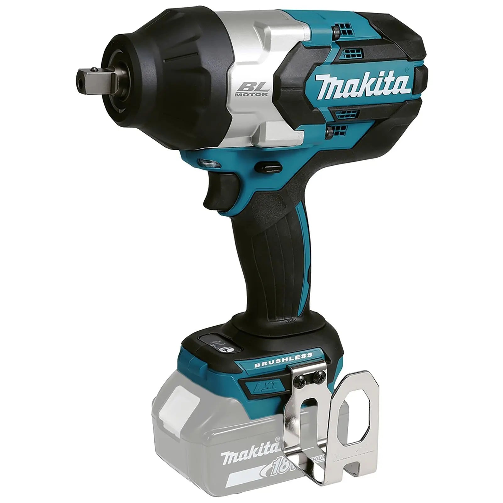 Makita Impact Wrench 1/2" Drive 18V LXT Brushless Cordless 1050 Nm Bare Unit Body Only DTW1004Z White Rose Tools