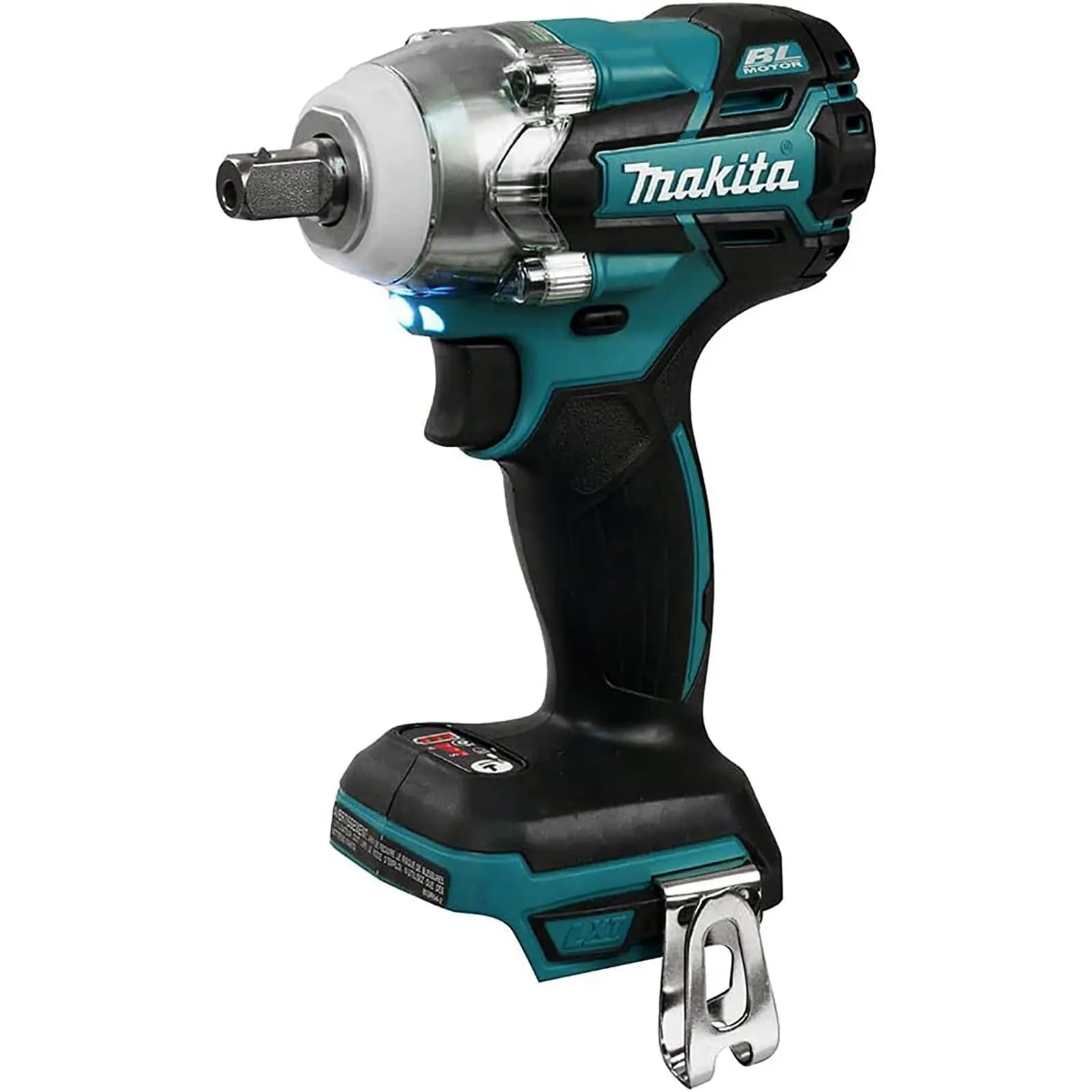 Makita Impact Wrench 1/2" Drive 18V LXT Brushless Li-ion 2 x 5Ah Charger Type 2 Case DTW285RTJ White Rose Tools