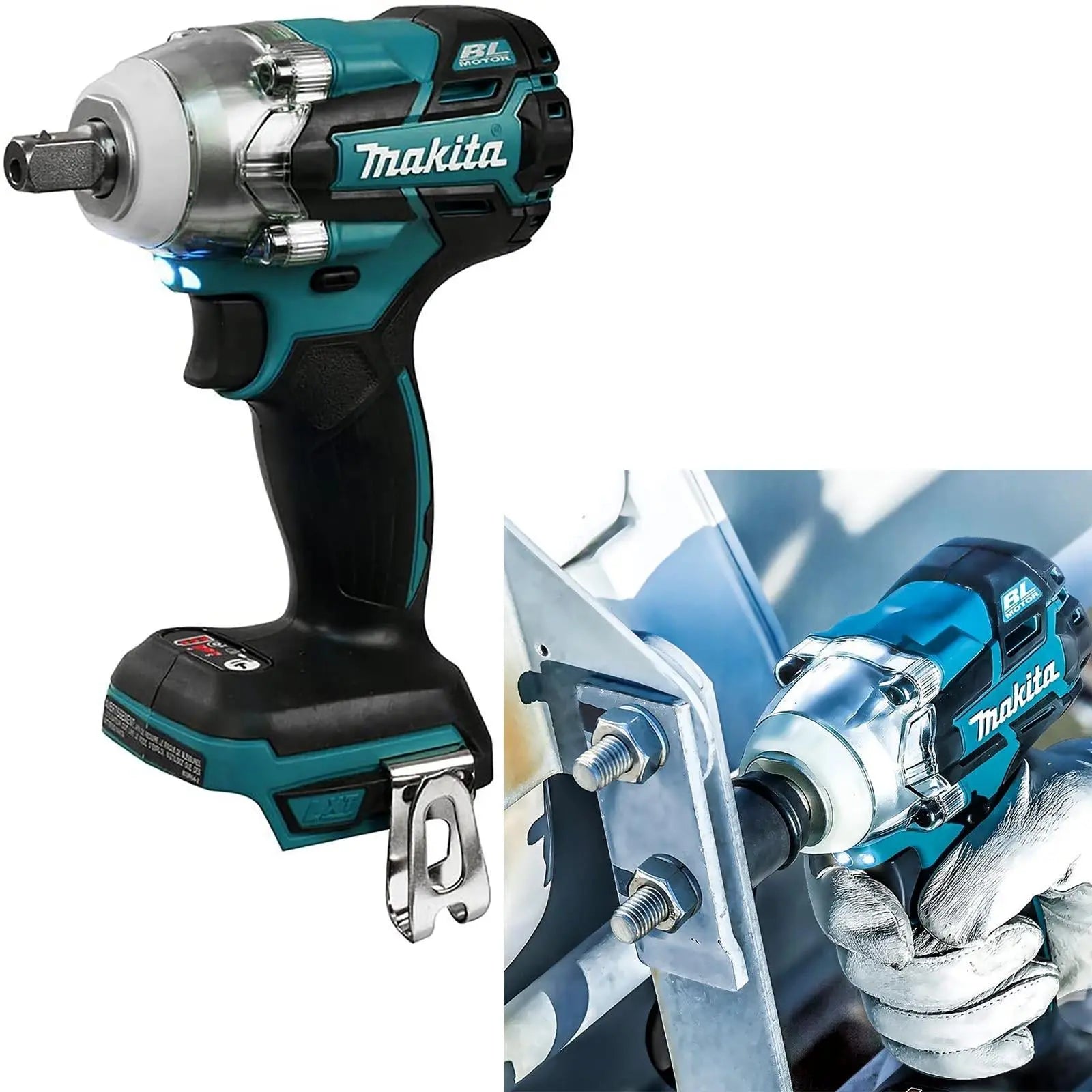 Makita Impact Wrench 1/2" Drive 18V LXT Brushless Li-ion Cordless Body Only DTW285Z White Rose Tools