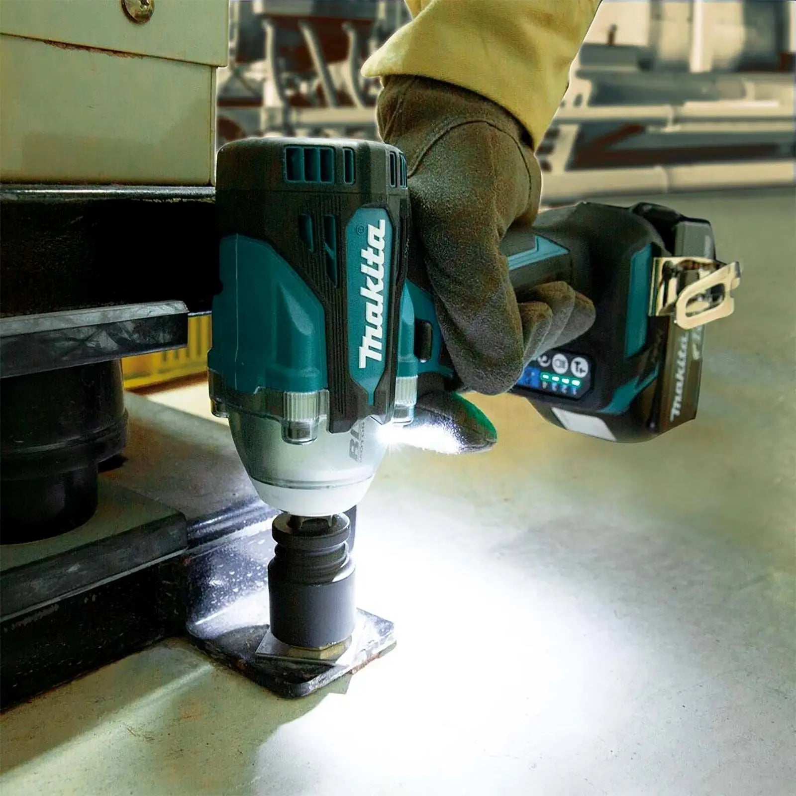 Makita Impact Wrench 1/2" Drive 18V LXT Brushless Li-ion Cordless Body Only DTW300Z White Rose Tools