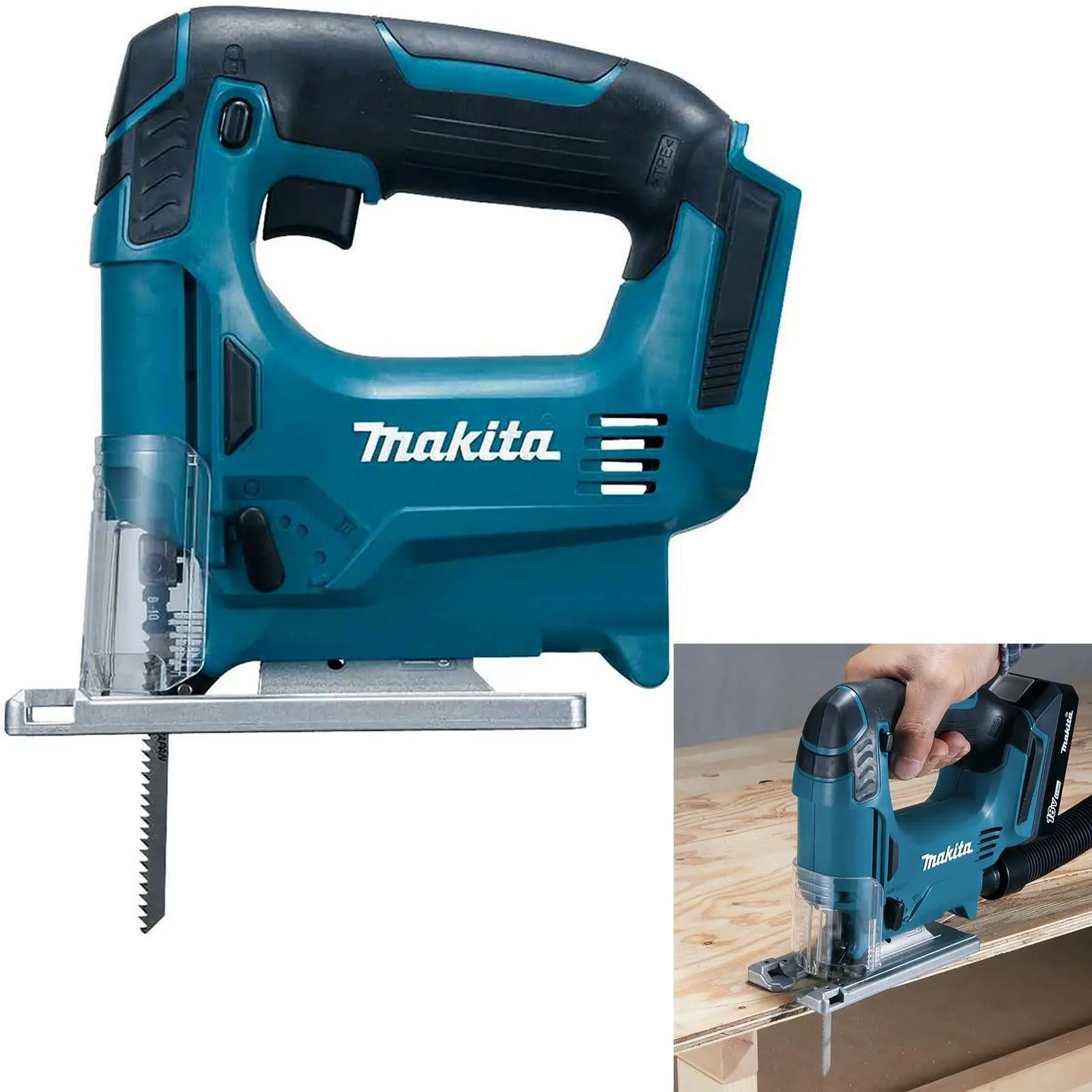Makita Jigsaw 18V G-Series Li-ion Cordless Body Only JV183DZ  White Rose Tools