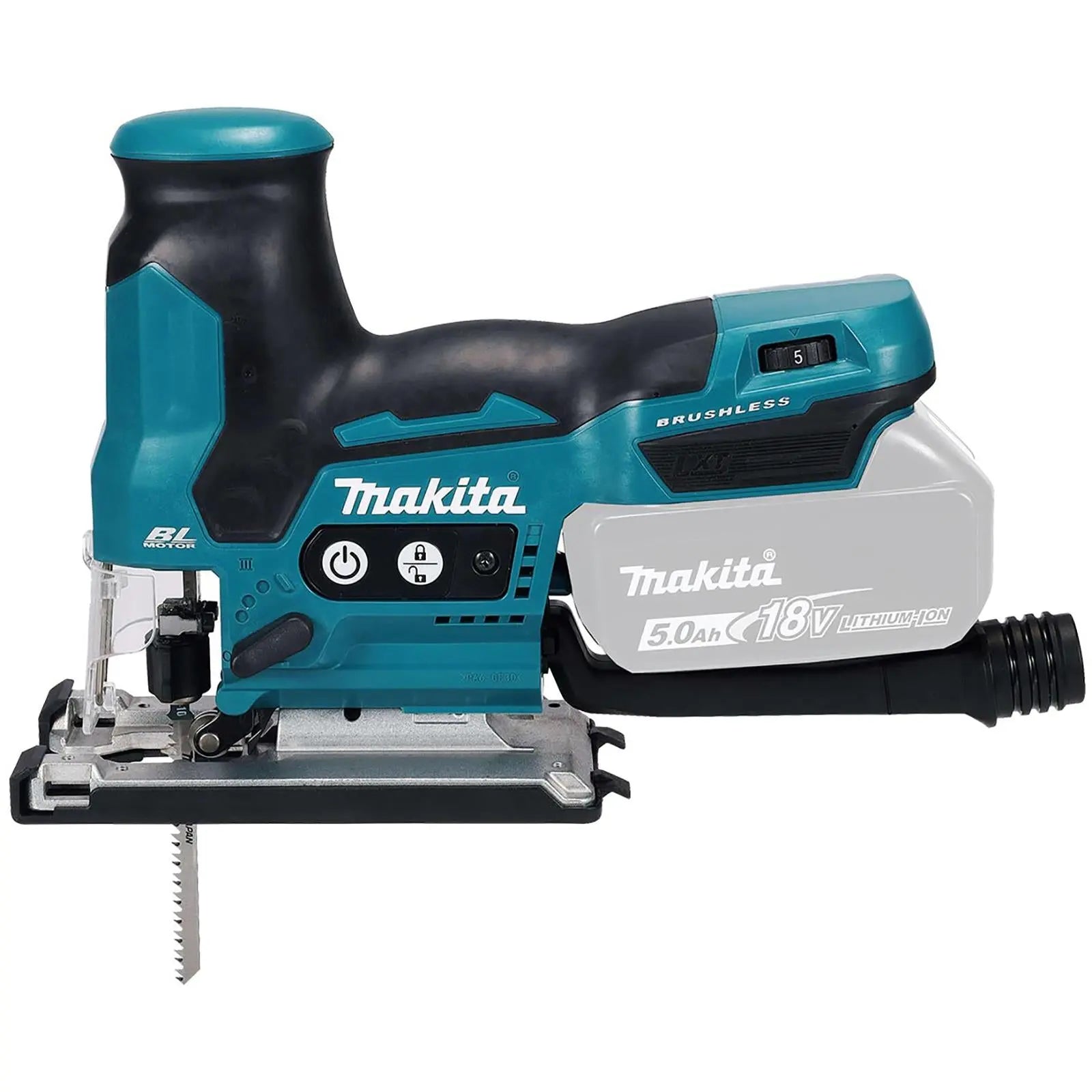 Makita Jigsaw Orbital Straight Cutting 18V LXT Li-ion Brushless Cordless DJV185Z Body Only White Rose Tools