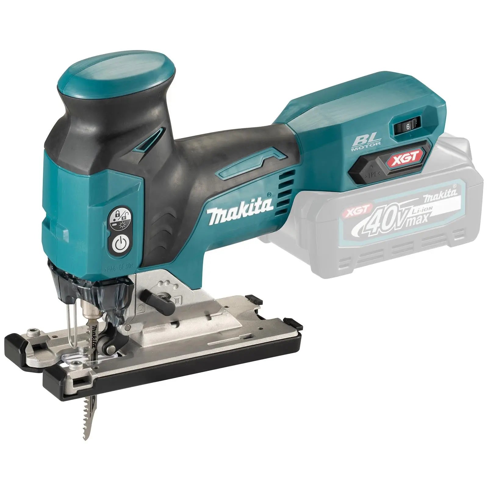 Makita Jigsaw XGT 40V Max Li-ion Cordless in Makpac Type 3 Case JV001GZ01 Body Only  White Rose Tools