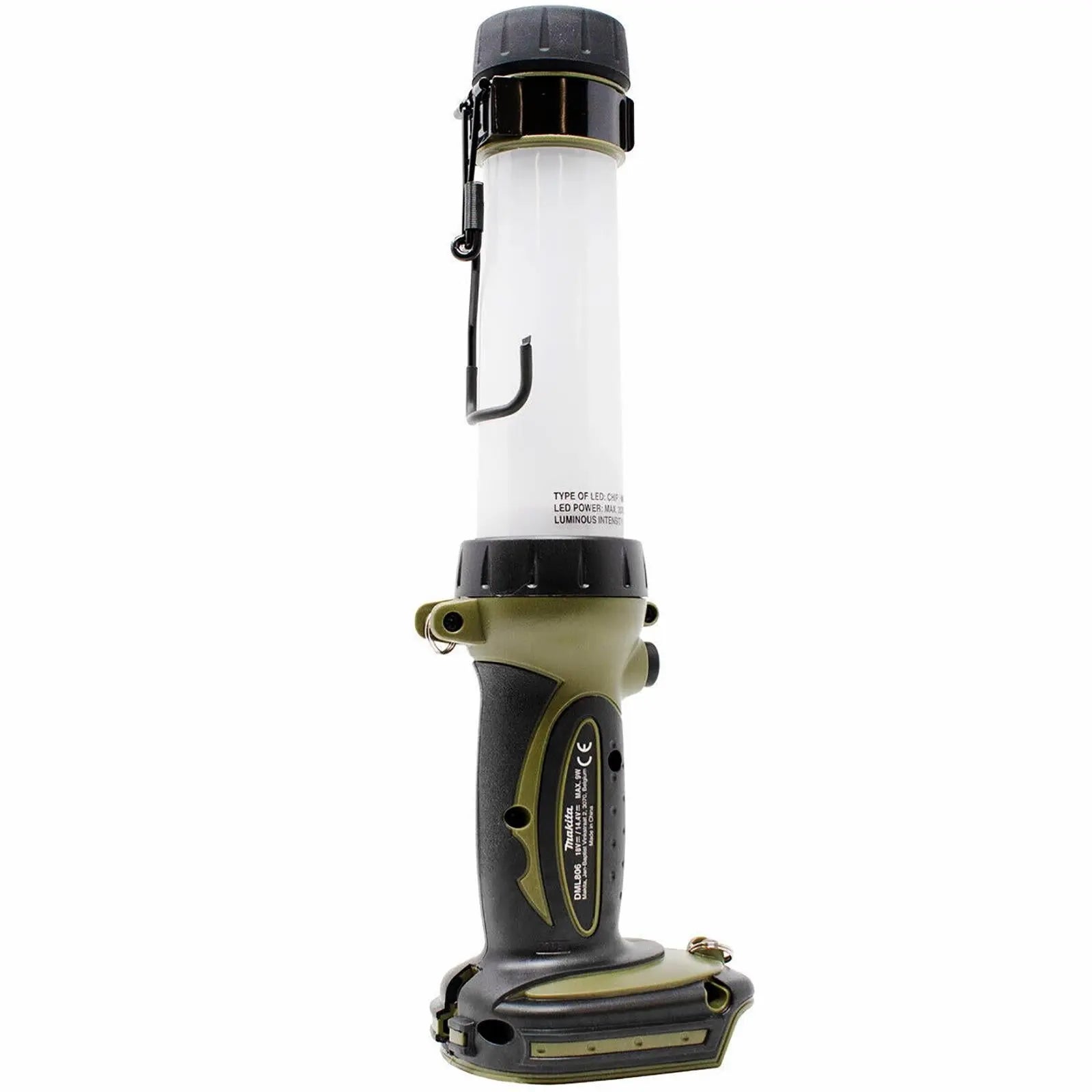 Makita LED Work Light Lantern Flashlight Torch 18V LXT Li-ion Cordless Olive Range DML806O Body Only  White Rose Tools