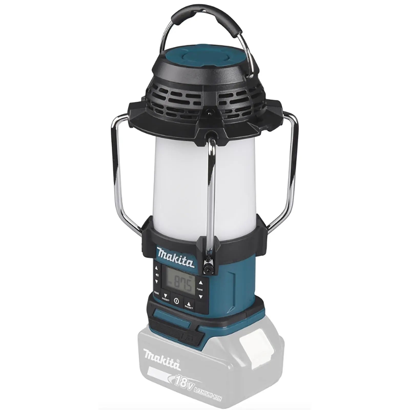 Makita Lantern Radio FM/AM Job Site Light Cordless 14.4V 18V LXT DMR055 Body Only  White Rose Tools