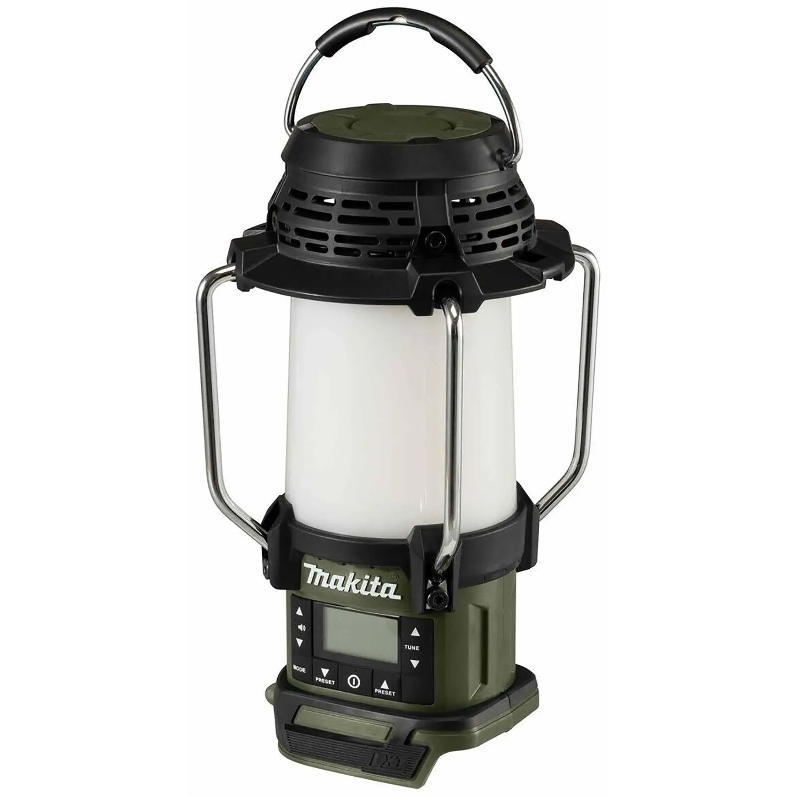 Makita Lantern Radio FM/AM Job Site Light Cordless 14.4V 18V LXT Olive Range DMR055O Body Only White Rose Tools