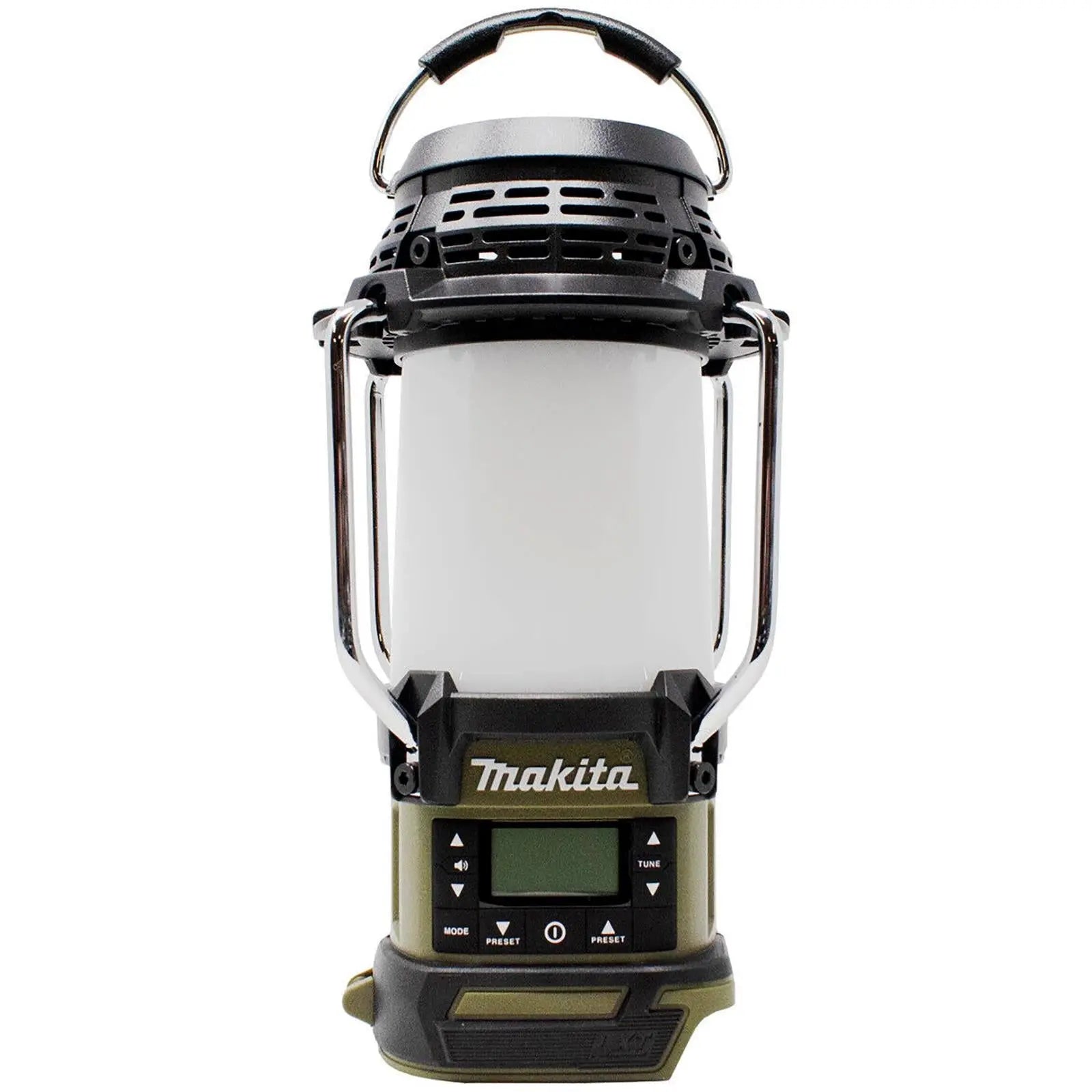 Makita Lantern Radio FM/AM Job Site Light Cordless 14.4V 18V LXT Olive Range DMR055O Body Only White Rose Tools