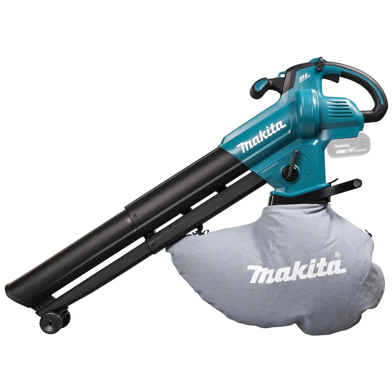 Makita Leaf Blower Vacuum 18V LXT Brushless Cordless Garden Grass Clippings Bare Unit Body Only DUB187Z White Rose Tools