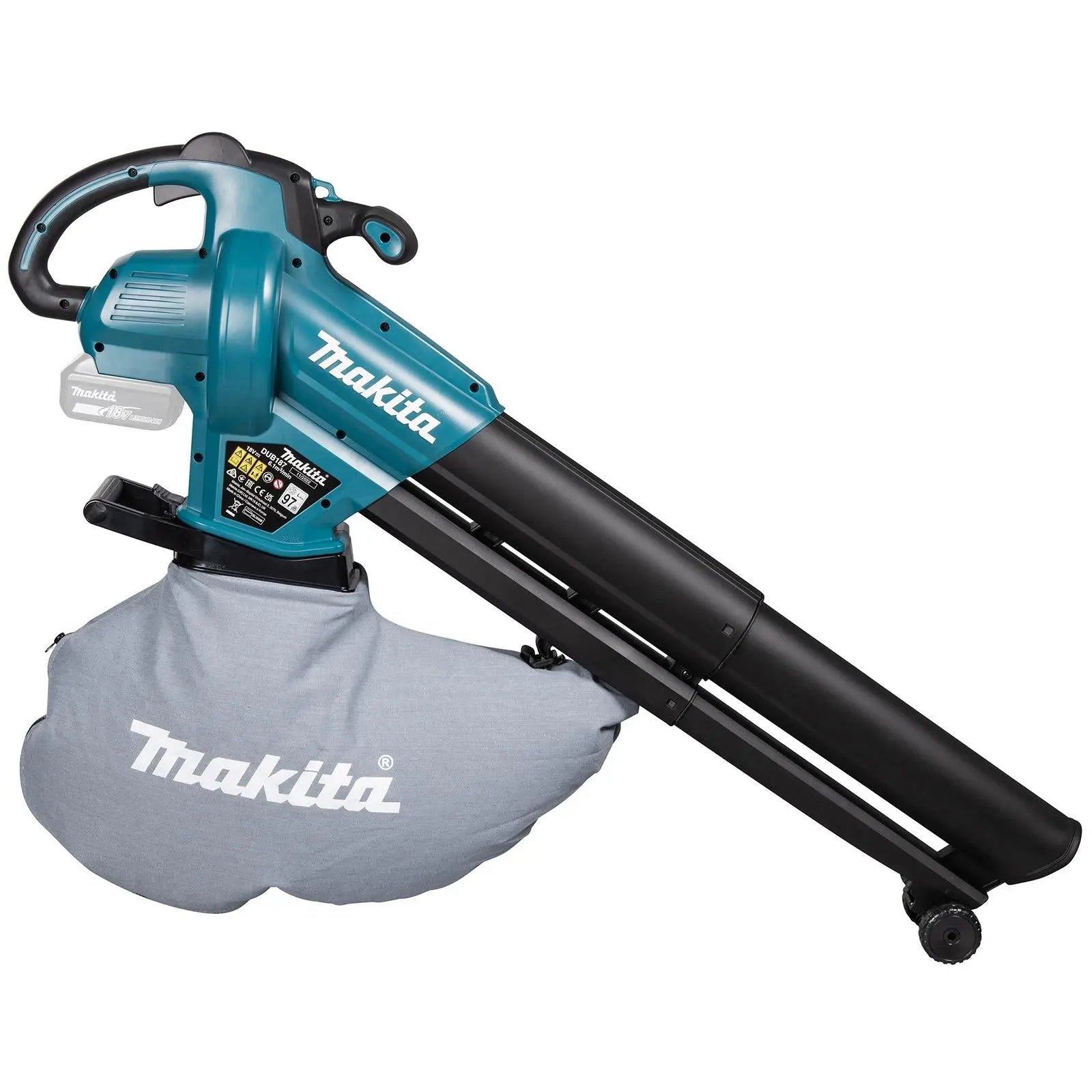 Makita Leaf Blower Vacuum 18V LXT Brushless Cordless Garden Grass Clippings Bare Unit Body Only DUB187Z  White Rose Tools