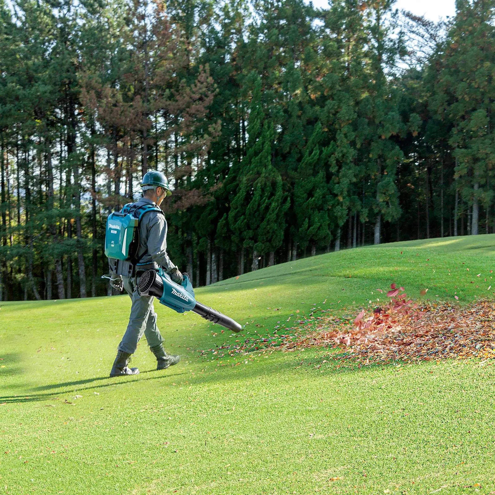 Makita Leaf Blower and PDC1200 Power Pack Backpack 18V 40V LXT XGT Compatible Brushless Cordless 20N Garden Grass Clippings UB001CX2  White Rose Tools