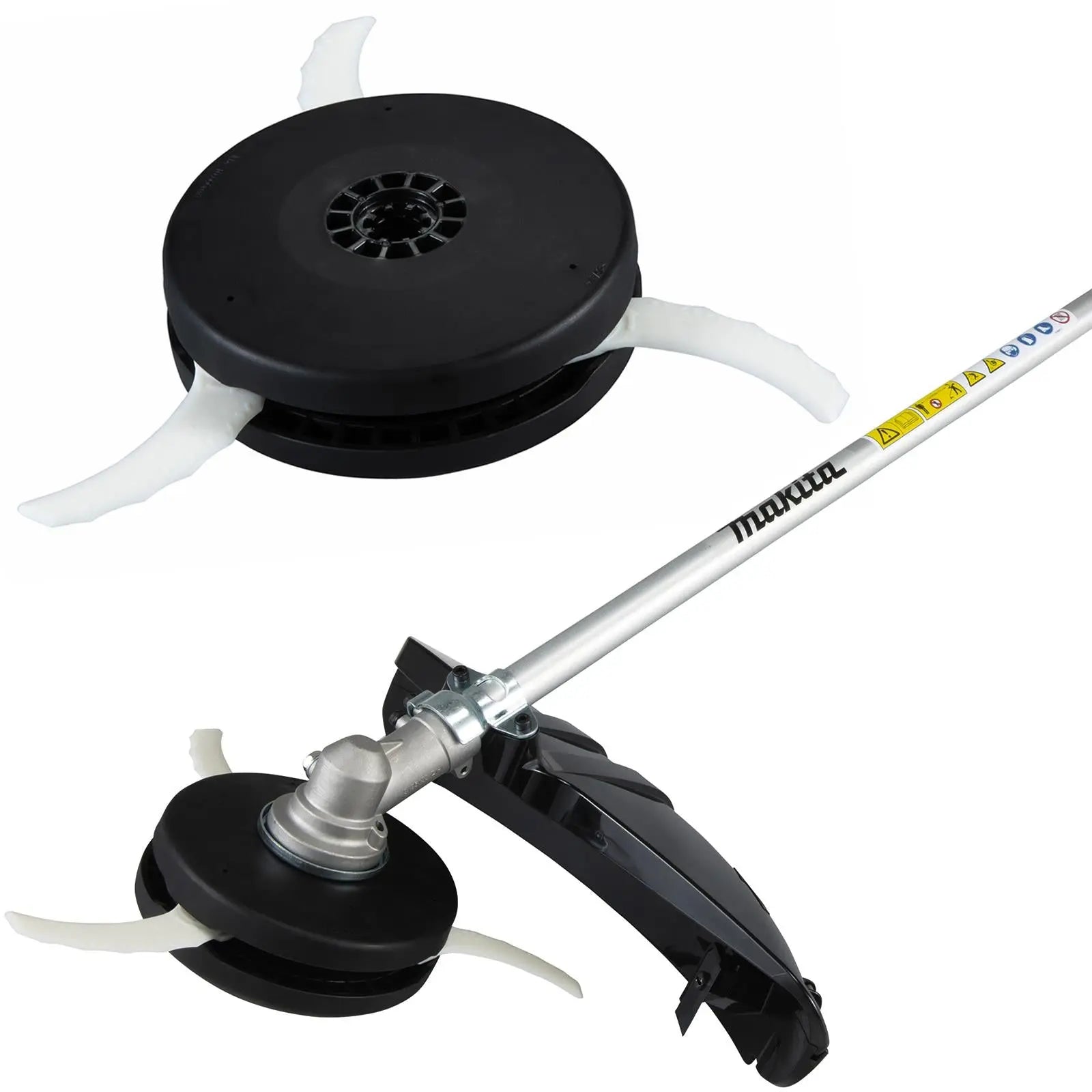 Makita Line Trimmer Grass Strimmer Brush Cutter Plastic Blade Head Set 305mm DUR369 UR012 White Rose Tools