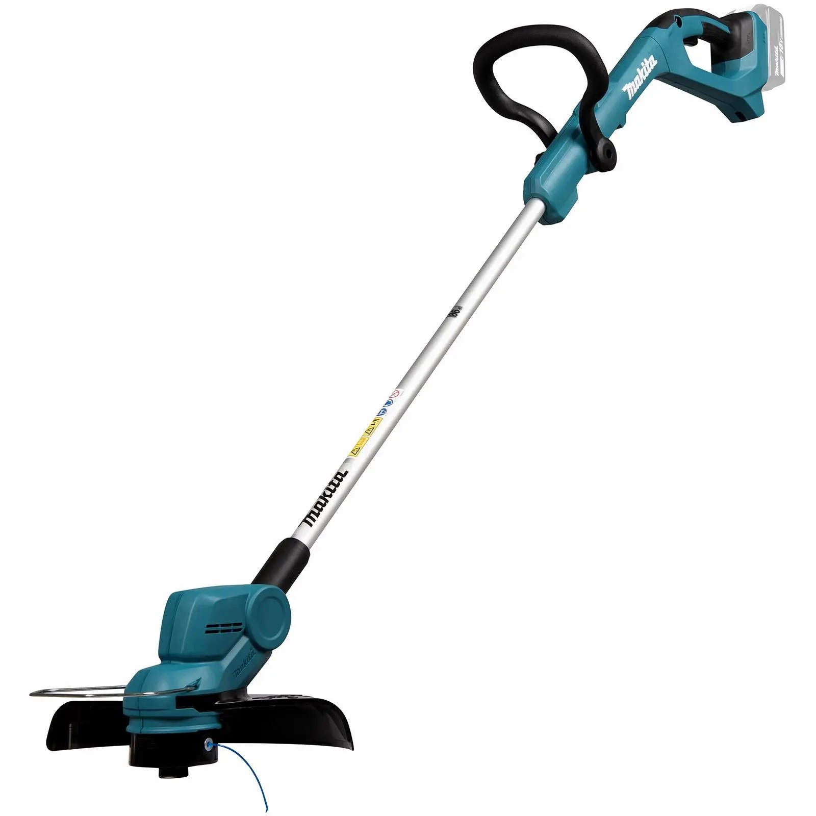 Makita Line Trimmer Strimmer 18V LXT Telescopic Shaft Cordless Garden Lawn Strimming 5Ah Bare Unit Body Only DUR193Z  White Rose Tools