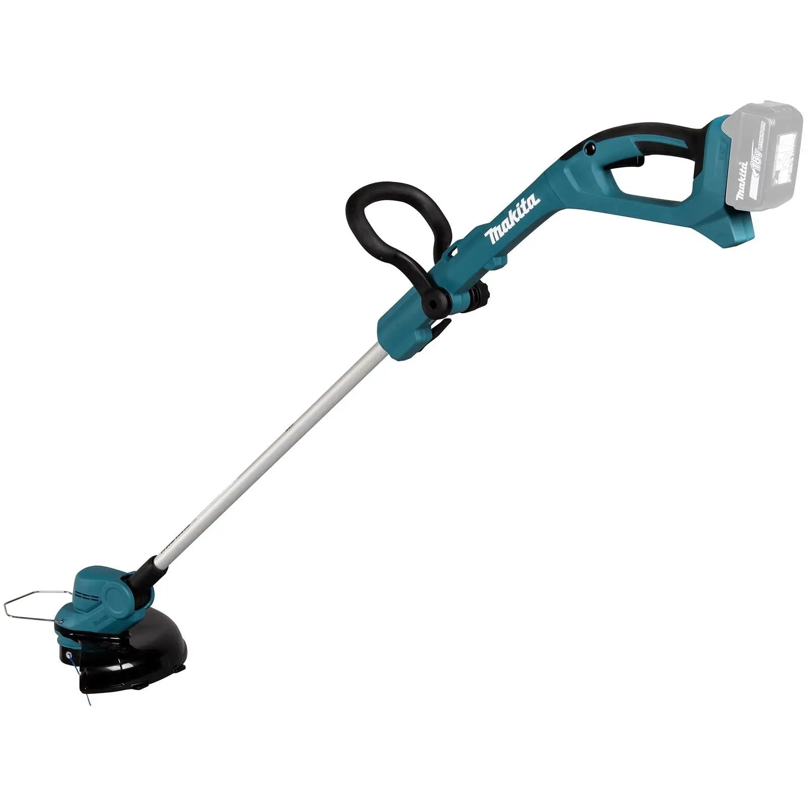 Makita Line Trimmer Strimmer 18V LXT Telescopic Shaft Cordless Garden Lawn Strimming 5Ah Bare Unit Body Only DUR193Z  White Rose Tools