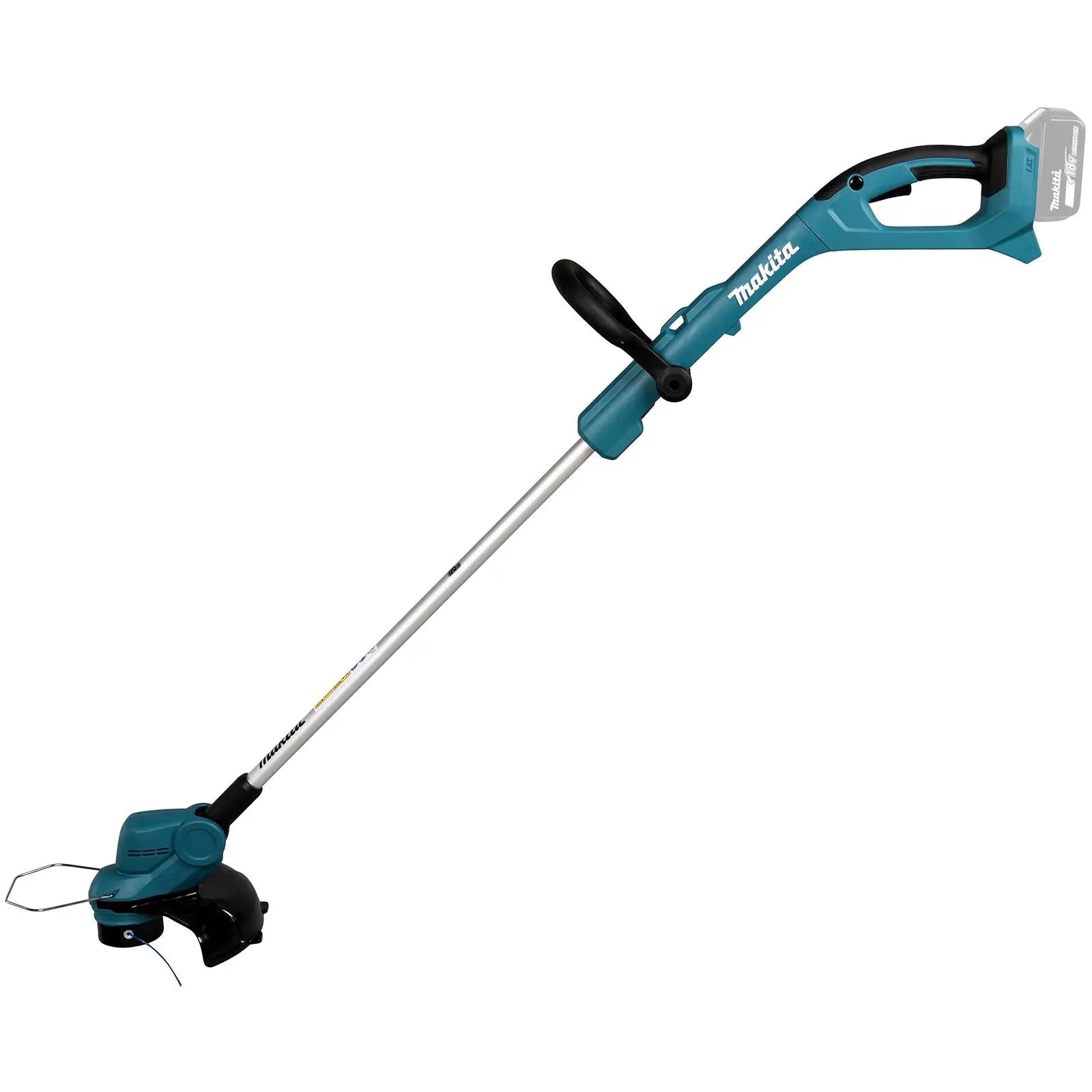 Makita Line Trimmer Strimmer 18V LXT Telescopic Shaft Cordless Garden Lawn Strimming 5Ah Bare Unit Body Only DUR193Z  White Rose Tools
