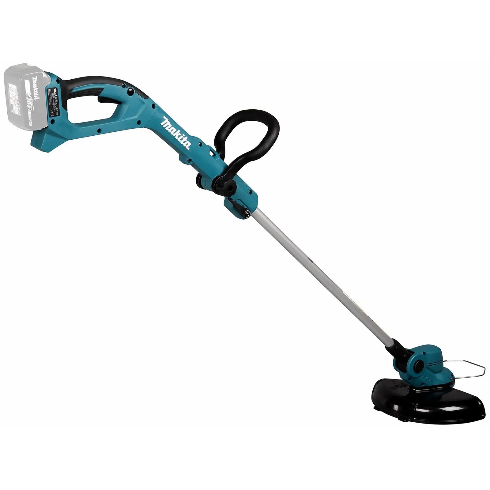 Makita Line Trimmer Strimmer 18V LXT Telescopic Shaft Cordless Garden Lawn Strimming 5Ah Bare Unit Body Only DUR193Z  White Rose Tools
