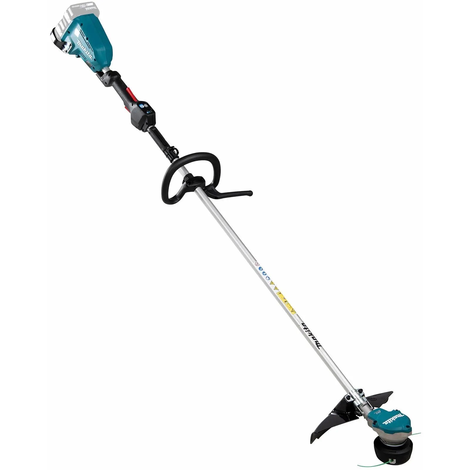 Makita Line Trimmer Strimmer 2 x 18V LXT Brushless Cordless Garden Lawn Strimming Bare Unit Body Only DUR368LZ  White Rose Tools