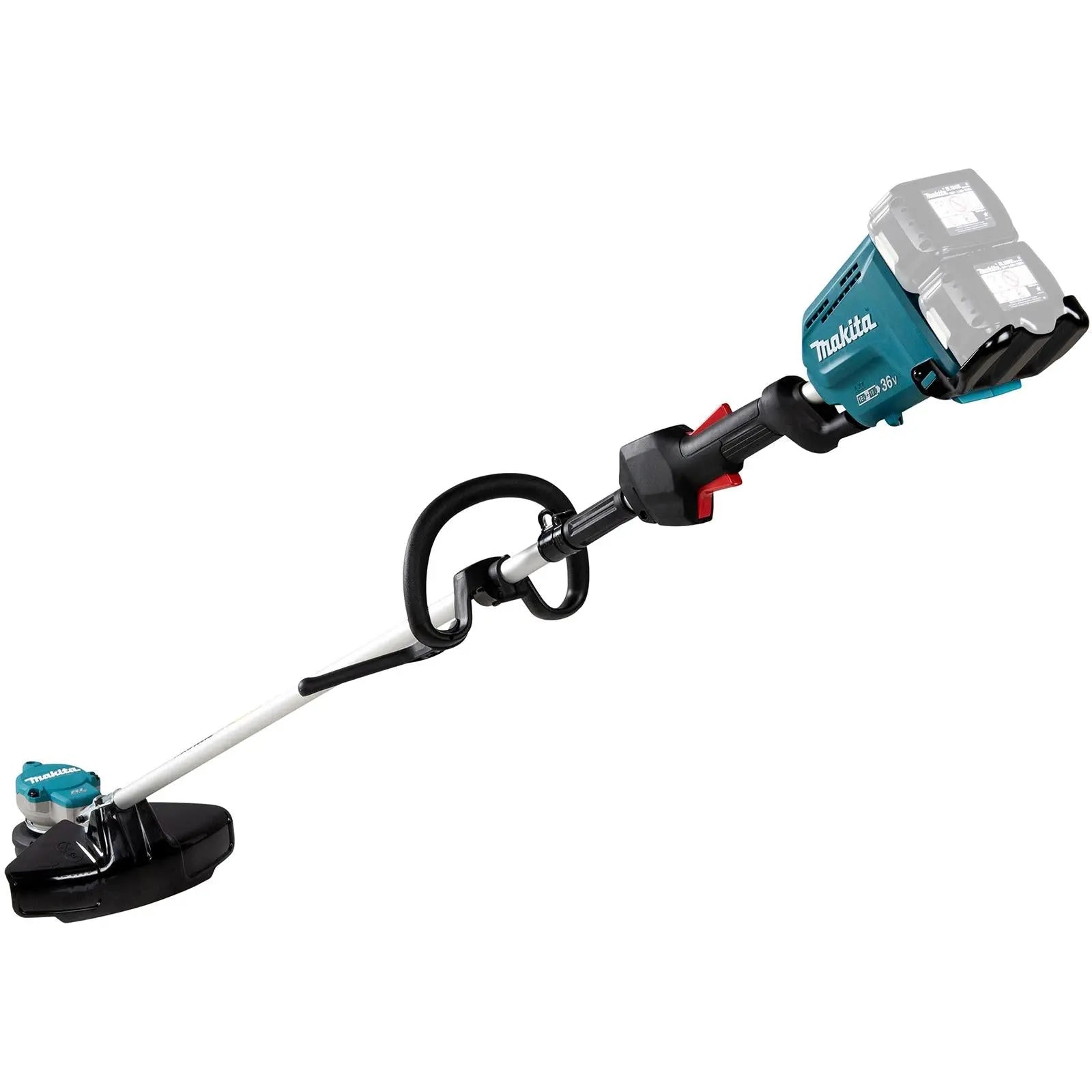 Makita Line Trimmer Strimmer 2 x 18V LXT Brushless Cordless Garden Lawn Strimming Bare Unit Body Only DUR368LZ  White Rose Tools