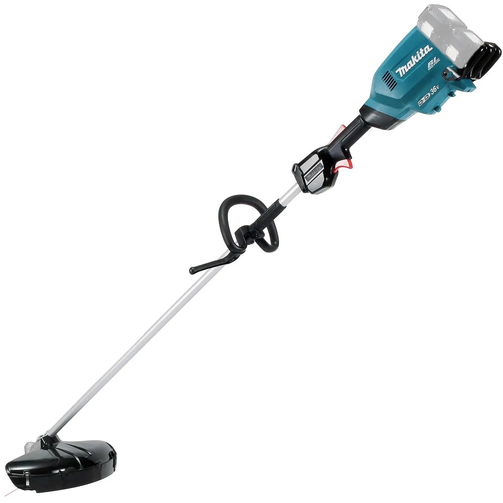 Makita Line Trimmer Strimmer 2 x 18V LXT Brushless Cordless Garden Lawn Strimming Bare Unit Body Only DUR369LZ  White Rose Tools