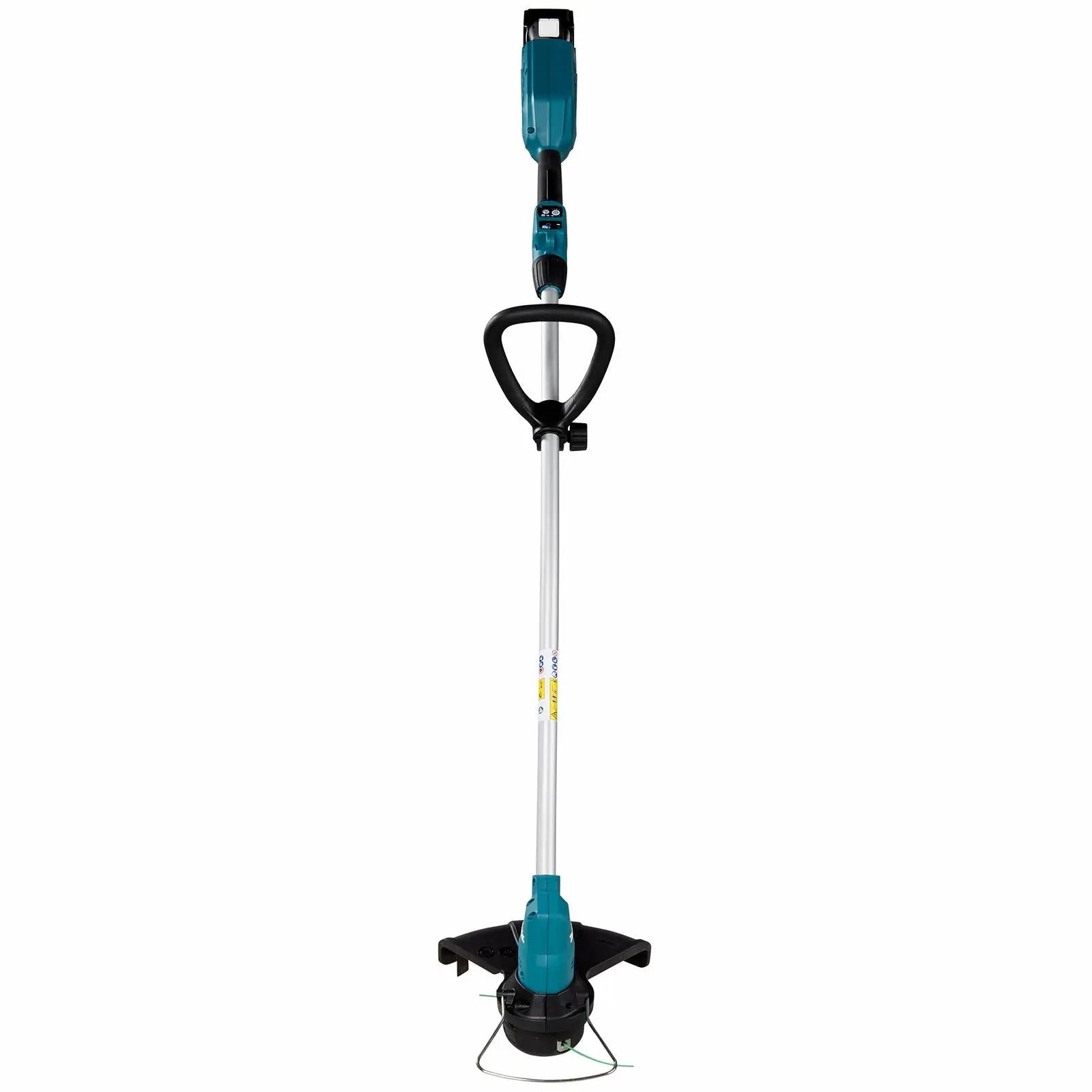 Makita Line Trimmer Strimmer Kit 18V LXT Brushless Cordless Garden Lawn Strimming 5Ah Battery and Charger DUR189RT  White Rose Tools