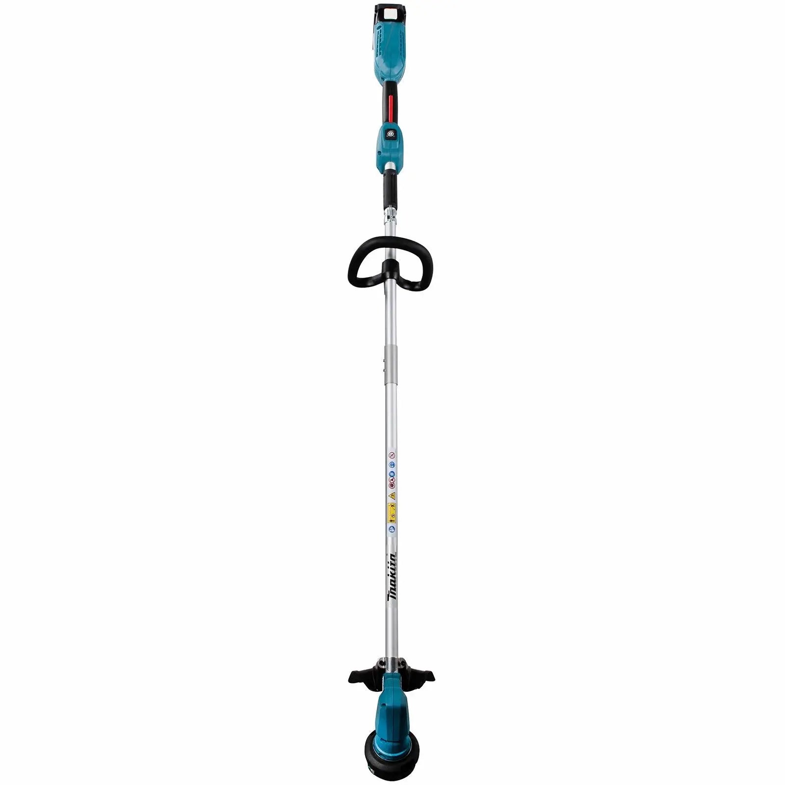 Makita Line Trimmer Strimmer Kit 18V LXT Brushless Cordless Garden Lawn Strimming 5Ah Battery and Charger DUR192LRT  White Rose Tools