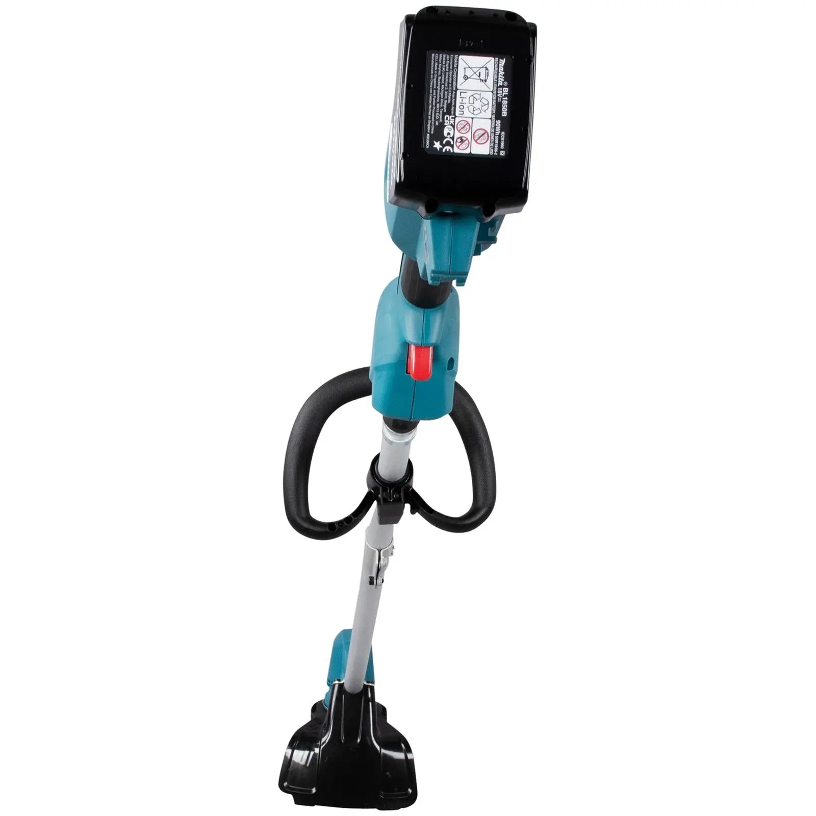 Makita Line Trimmer Strimmer Kit 18V LXT Brushless Cordless Garden Lawn Strimming 5Ah Battery and Charger DUR192LRT  White Rose Tools