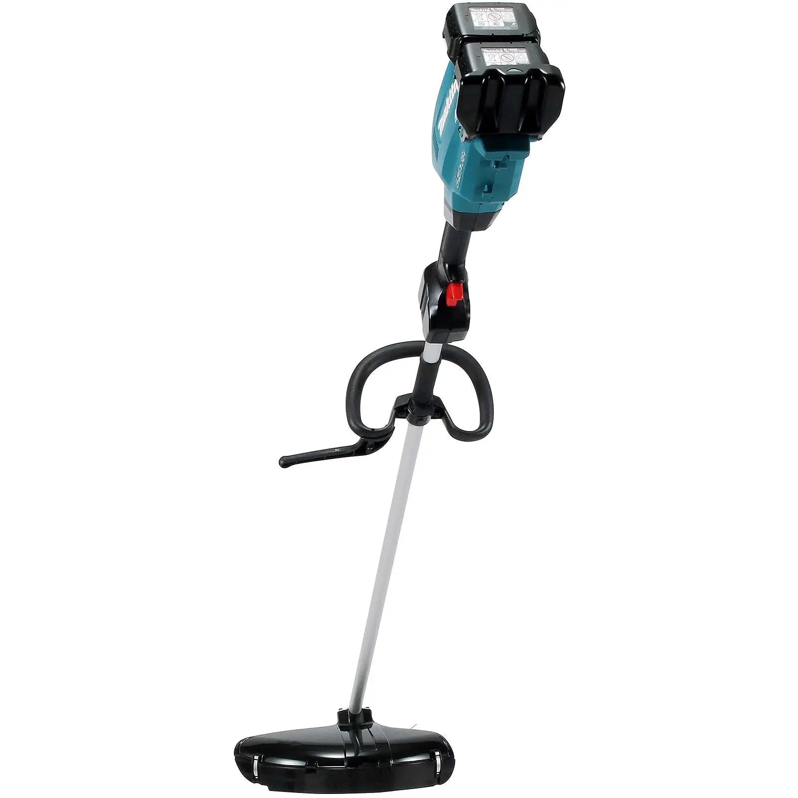 Makita Line Trimmer Strimmer Kit 2 x 18V LXT Brushless Cordless Garden Lawn Strimming 2 x 5Ah Battery and Dual Rapid Charger DUR369LPT2  White Rose Tools