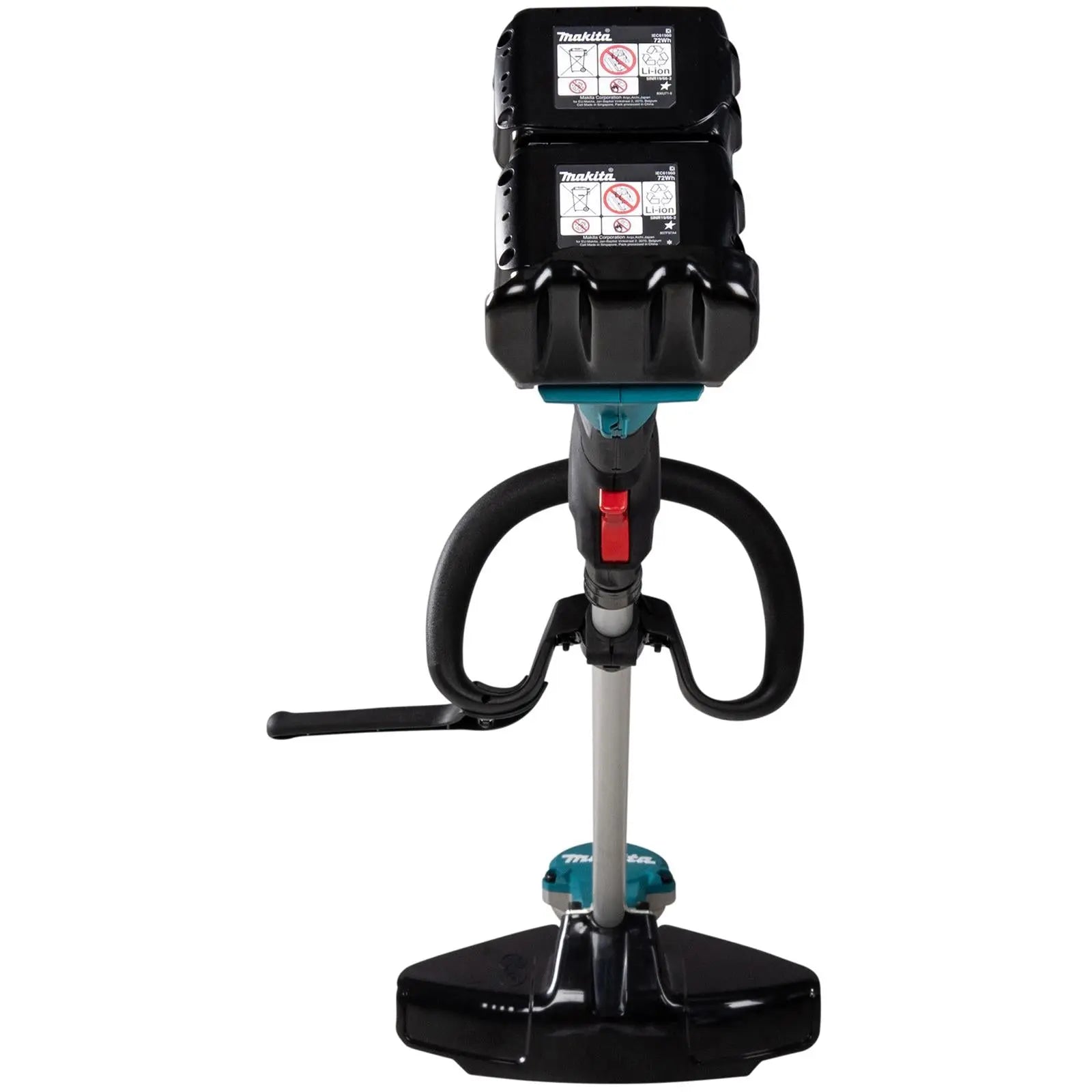 Makita Line Trimmer Strimmer Kit 2 x 18V LXT Brushless Cordless Garden Lawn Strimming 2 x 6Ah Battery and Dual Rapid Charger DUR368APG2  White Rose Tools