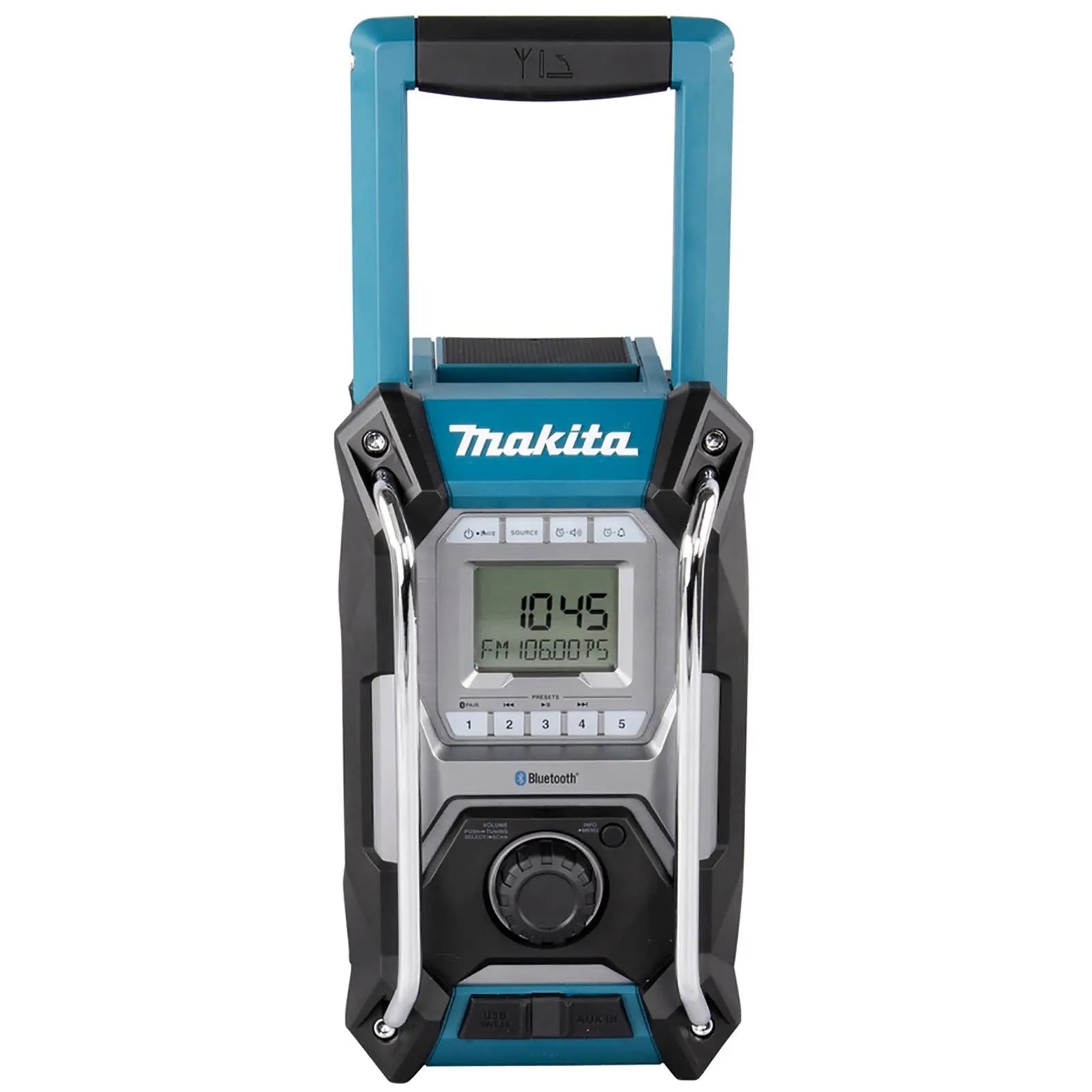 Makita Radio and Bluetooth Speaker CXT LXT XGT Mains 12V 18V 40V MR002GZ Body Only  White Rose Tools