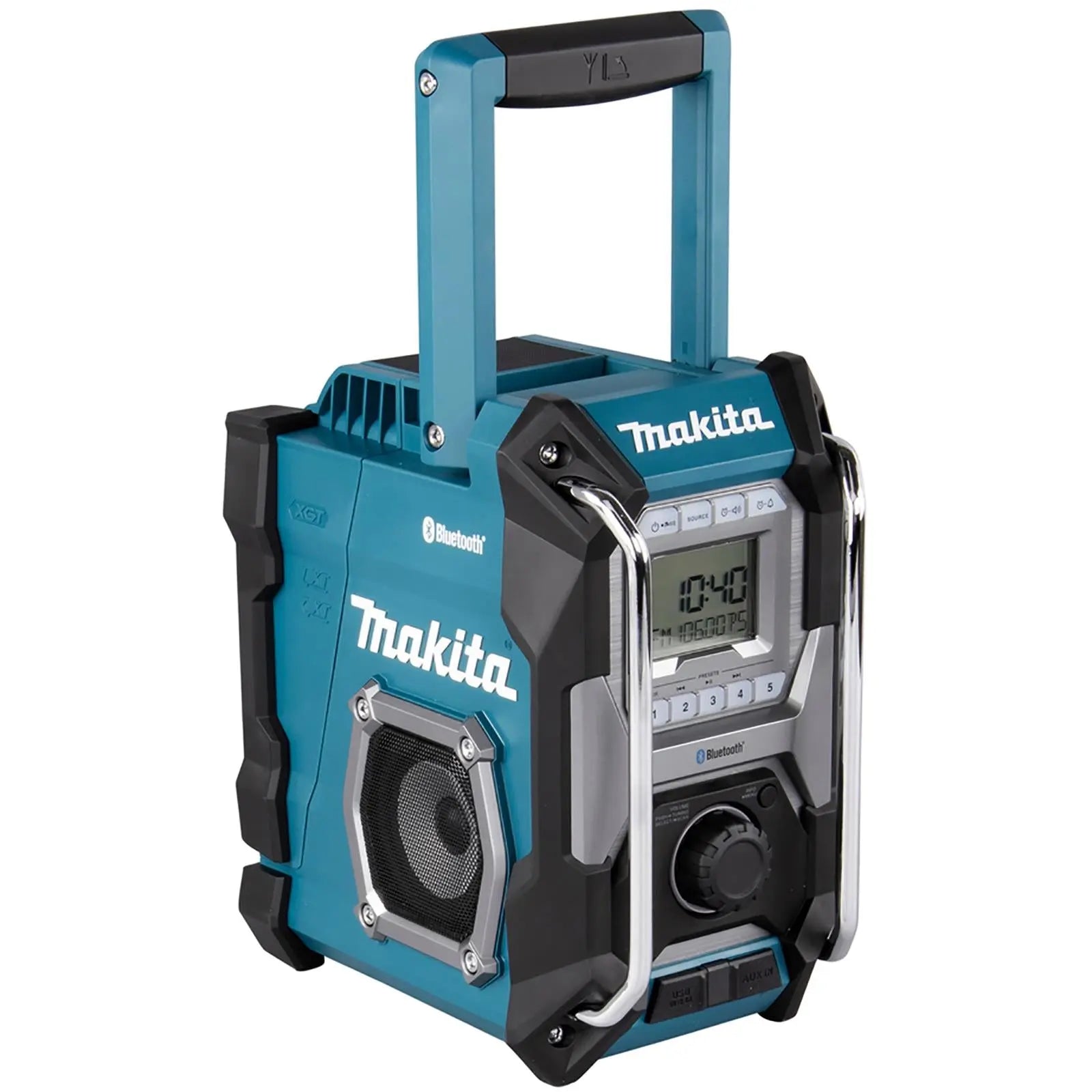 Makita Radio and Bluetooth Speaker CXT LXT XGT Mains 12V 18V 40V MR002GZ Body Only  White Rose Tools