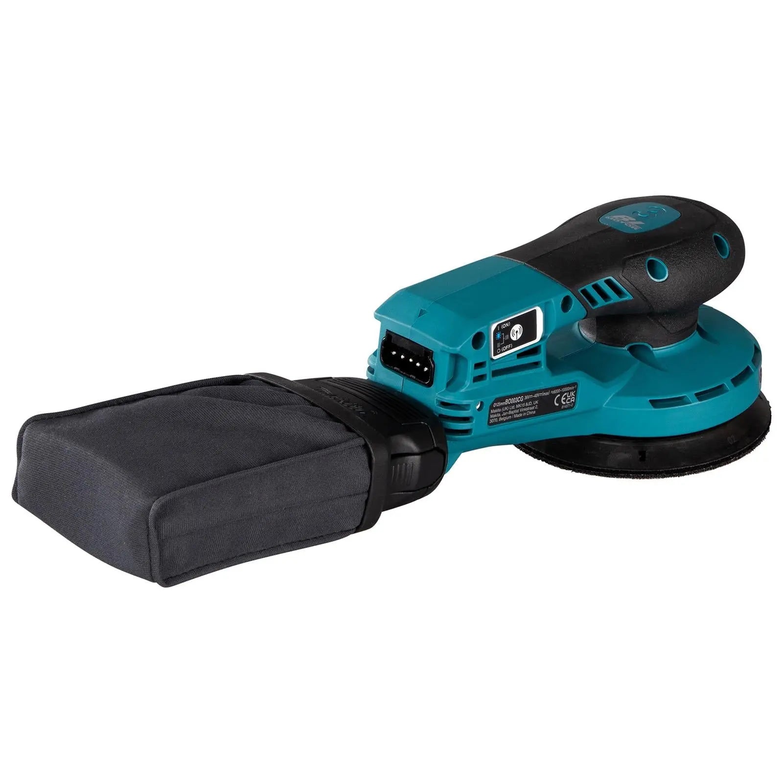 Makita Random Orbital Sander 125mm Lightweight 3mm Orbit Diameter XGT 40V Max Brushless Body Only BO003CGZ White Rose Tools