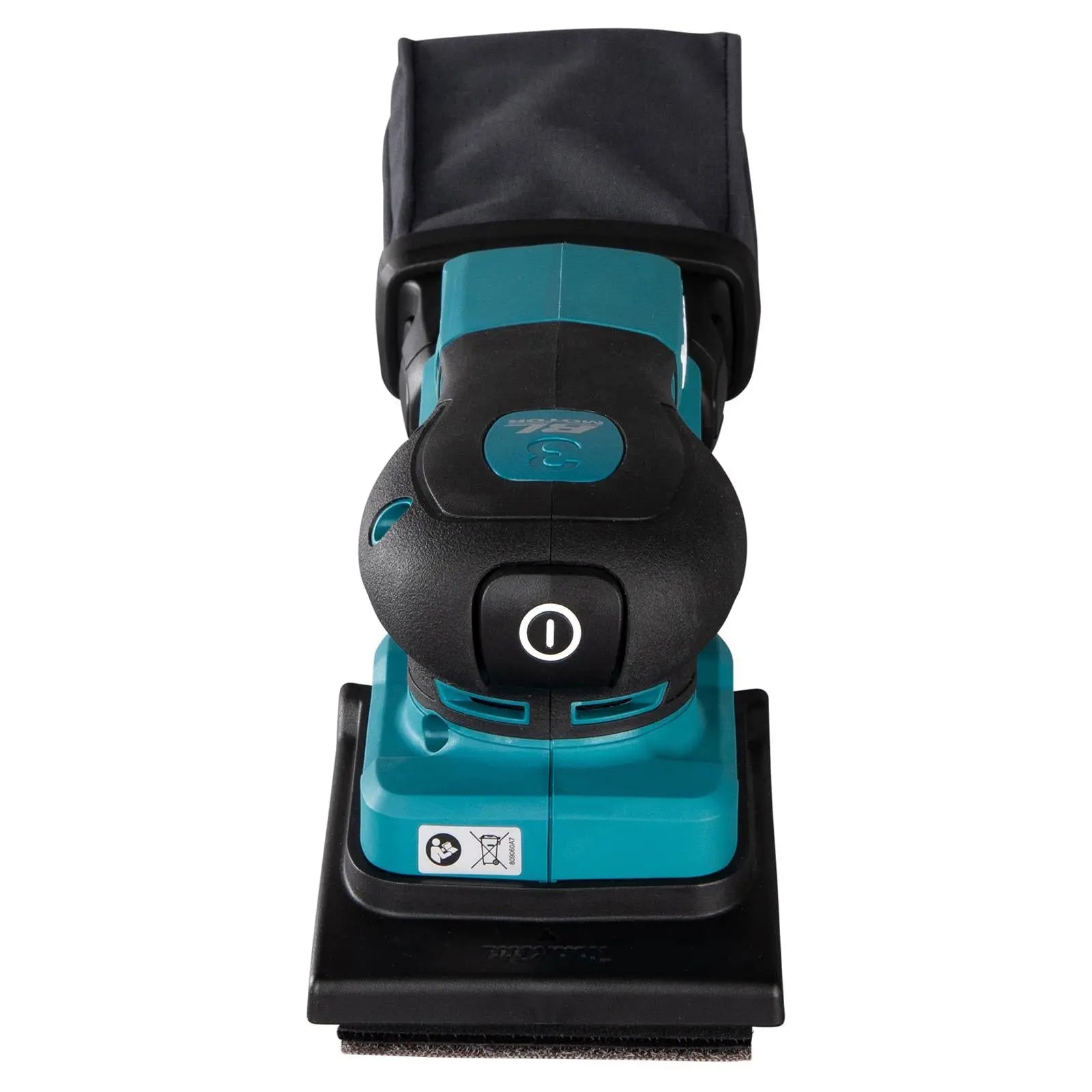 Makita Random Orbital Sander 80 x 130mm Lightweight 3mm Orbit Diameter XGT 40V Max Brushless Body Only BO005CGZ White Rose Tools